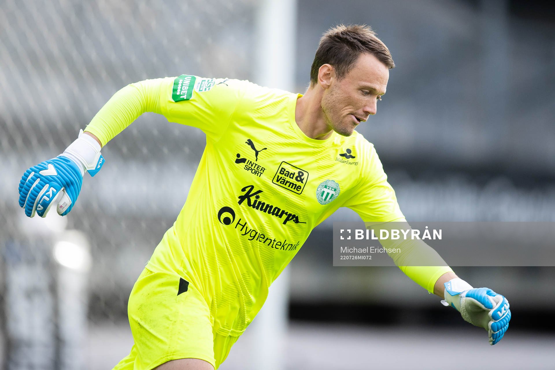Västerås målvakt Anton Fagerström