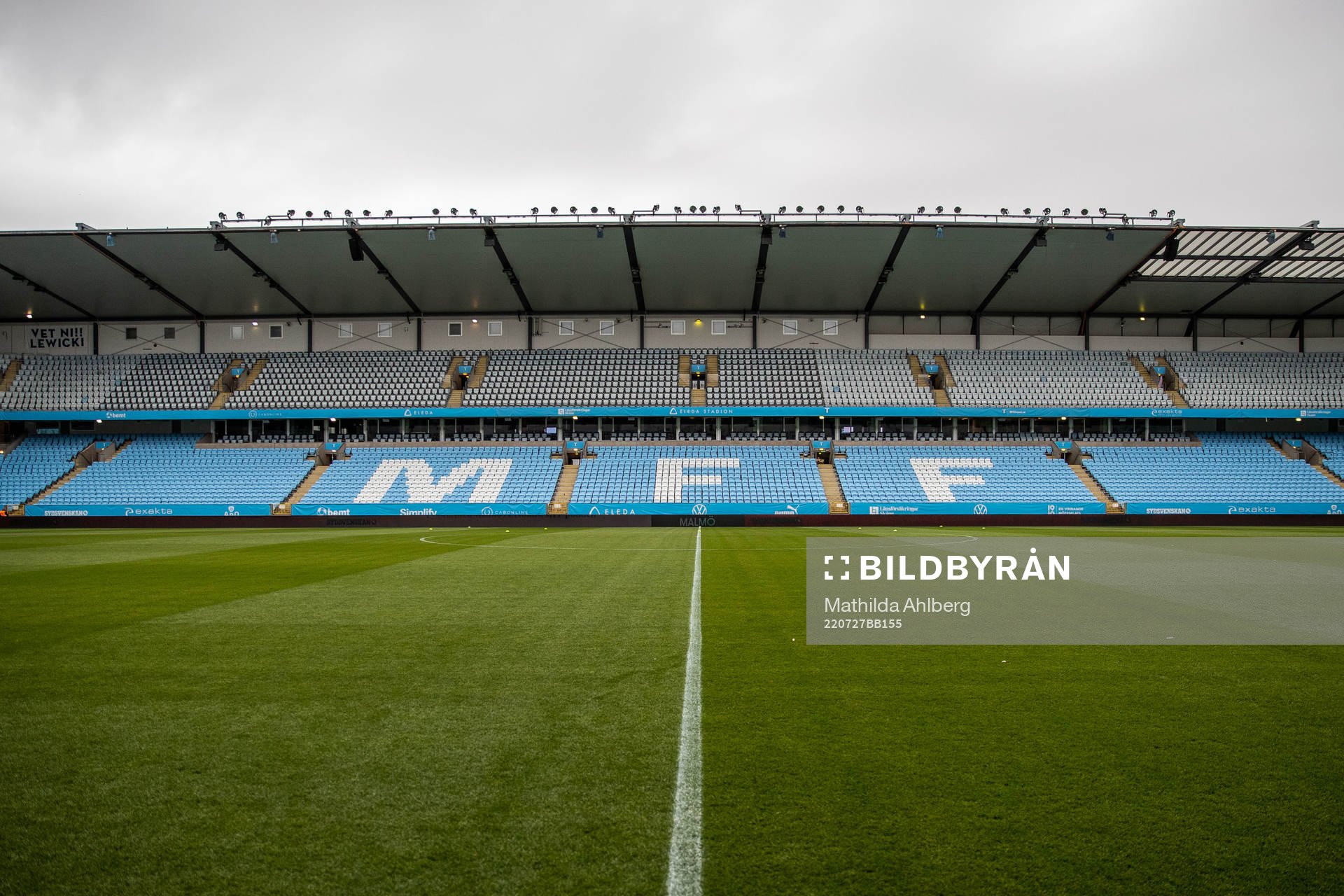 General view of Eleda Stadion