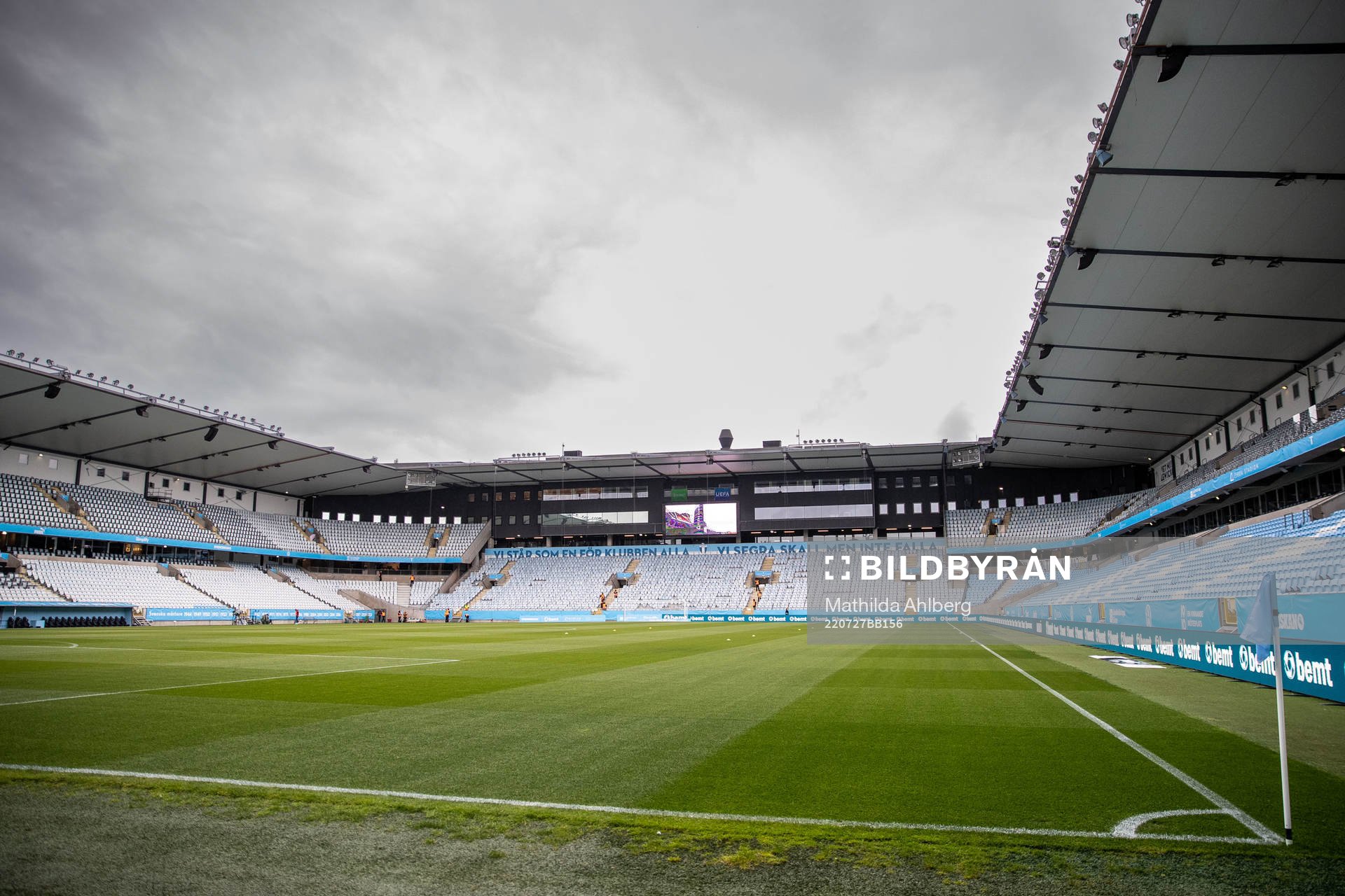 General view of Eleda Stadion