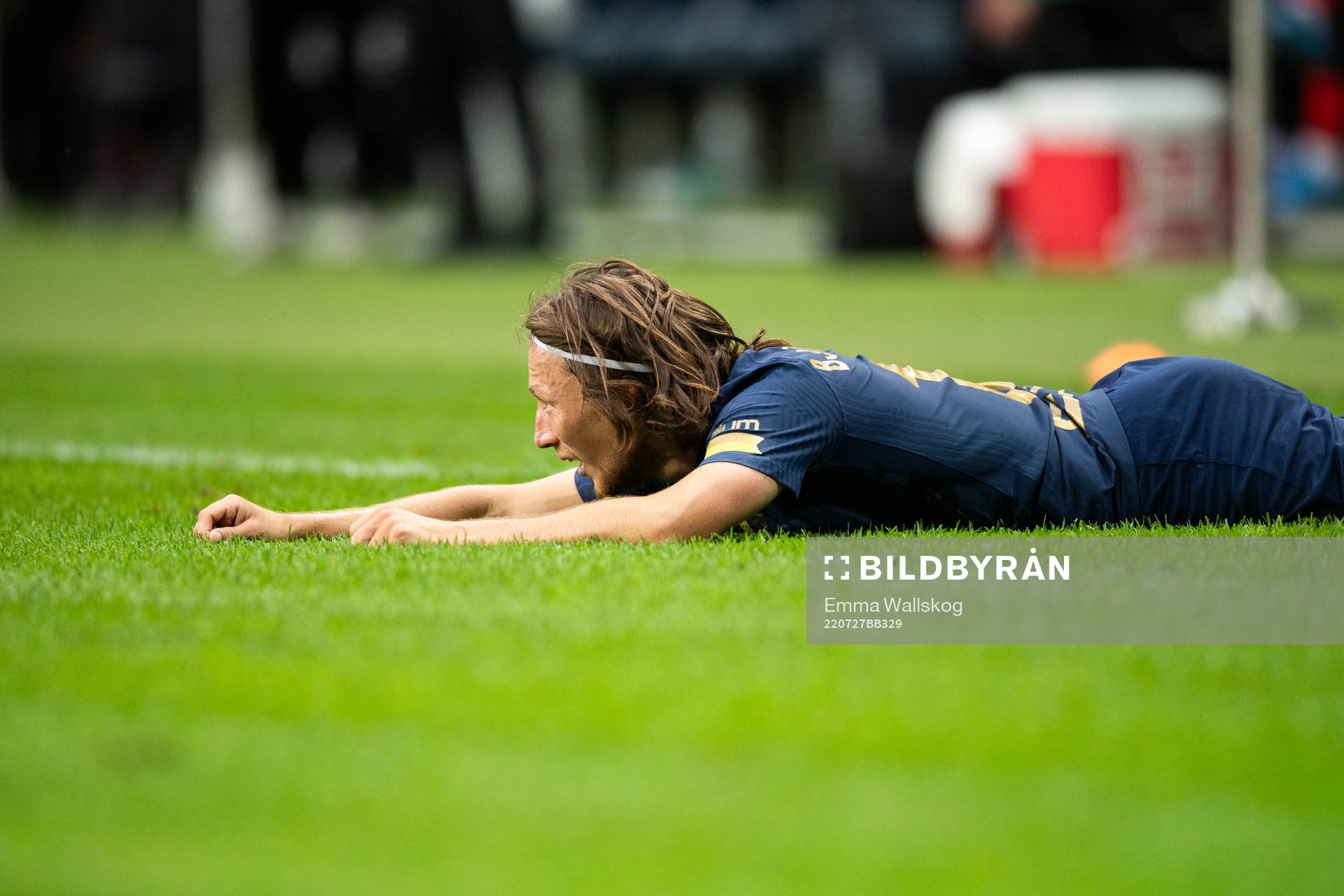 Axel Björnström of AIK looks dejected