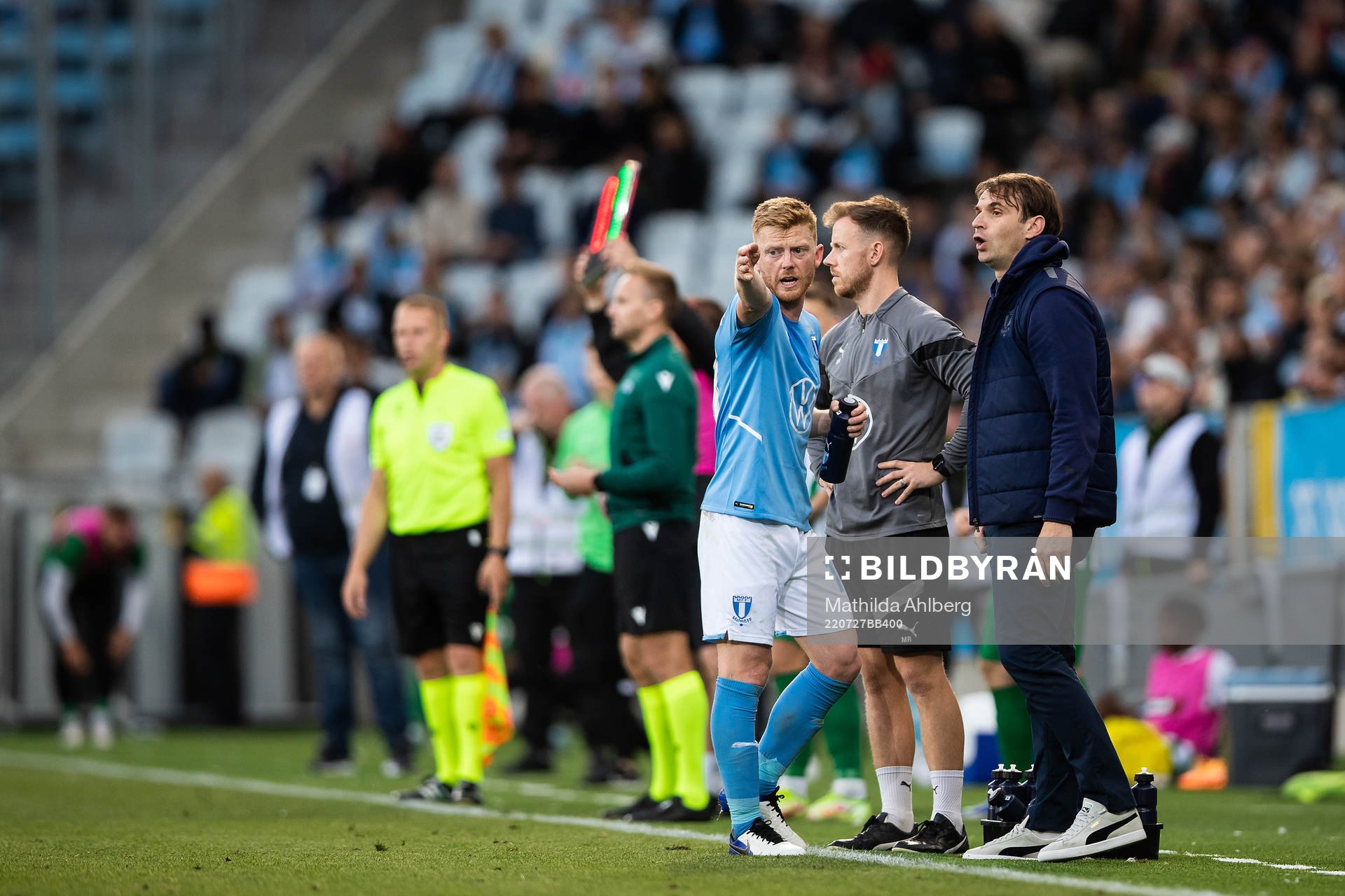 Anders Christiansen and Milos Milojevic, head coach  of