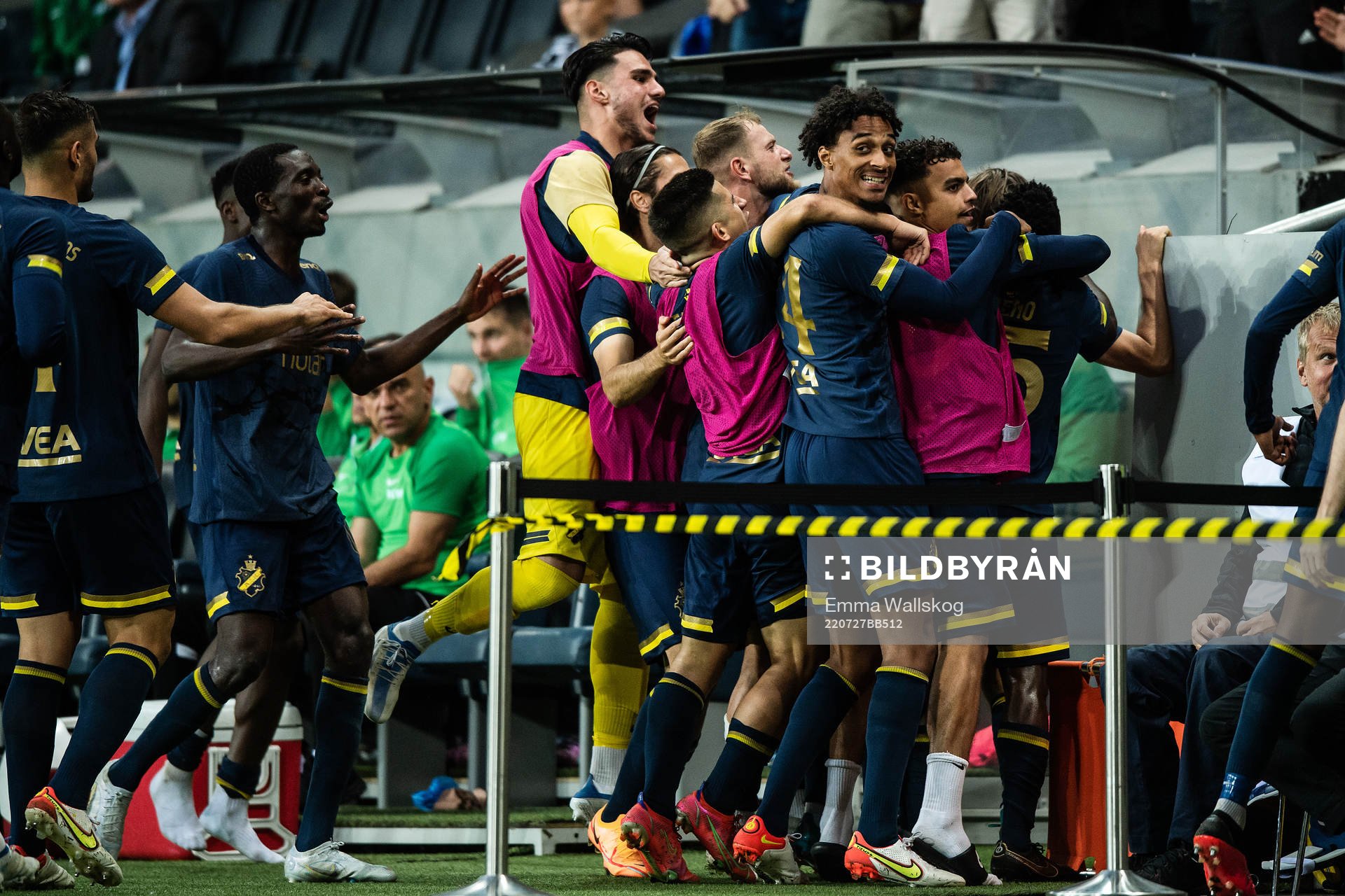 Players of AIK celebrate