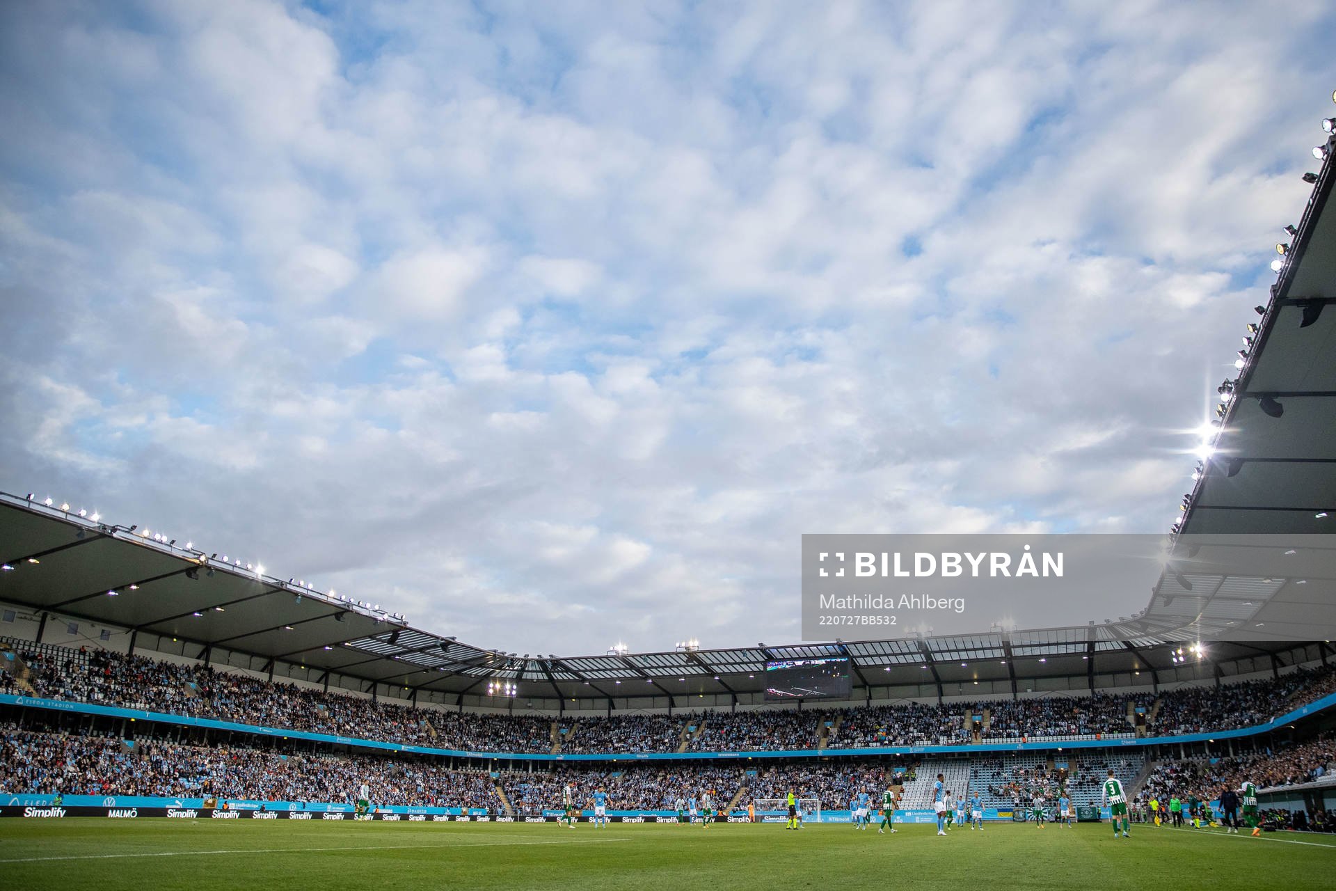 General view of Eleda Stadion
