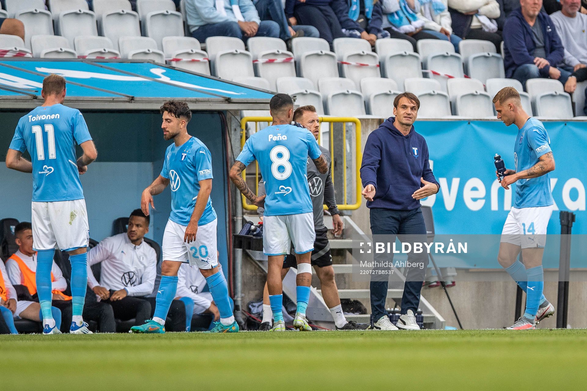 Milos Milojevic, head coach of Malmö FF
