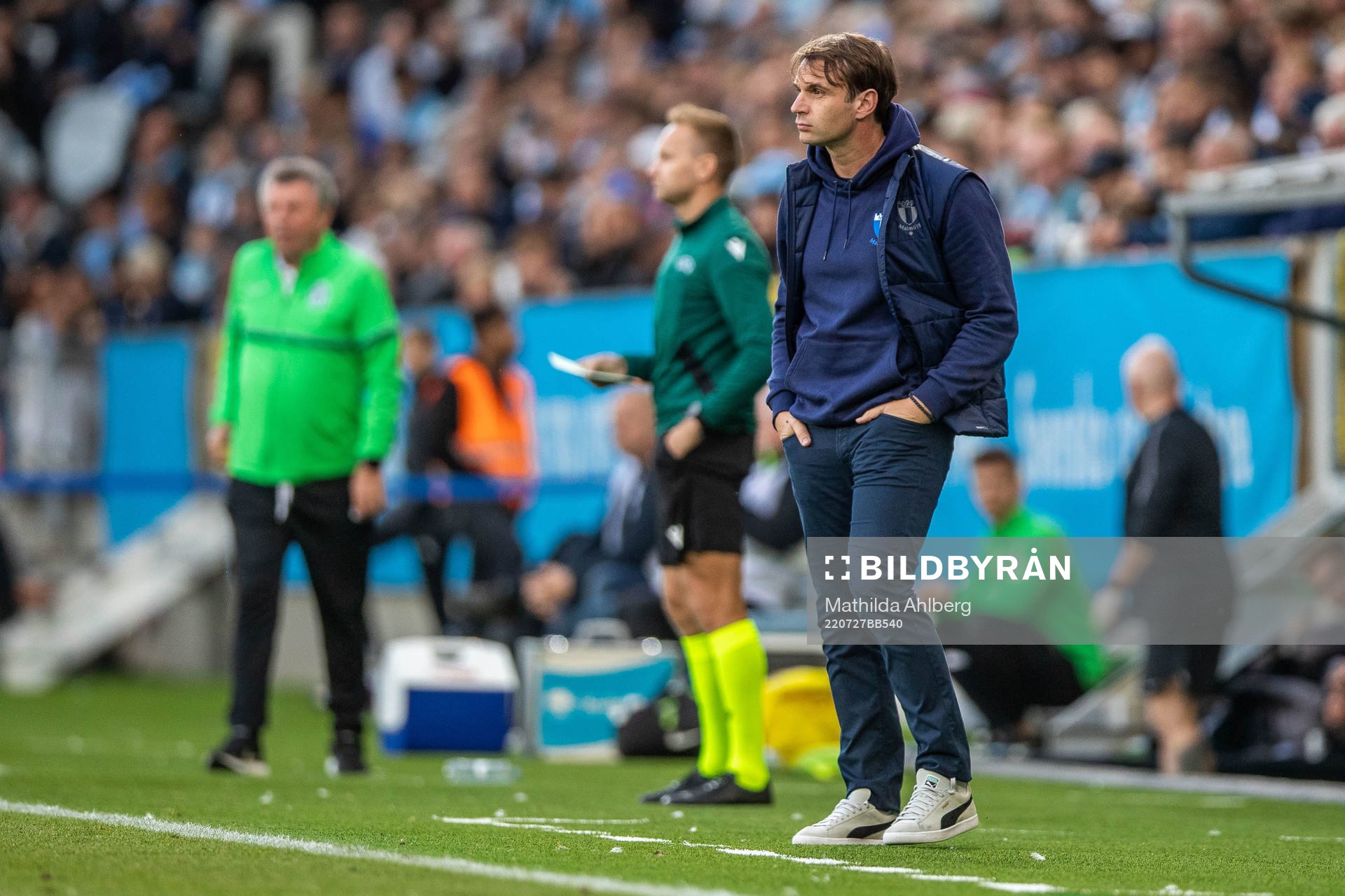 Milos Milojevic, head coach of Malmö FF