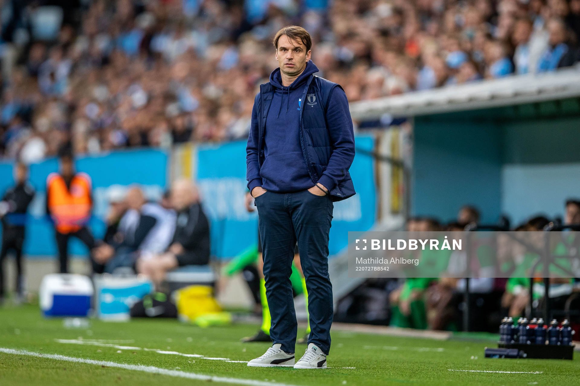 Milos Milojevic, head coach of Malmö FF