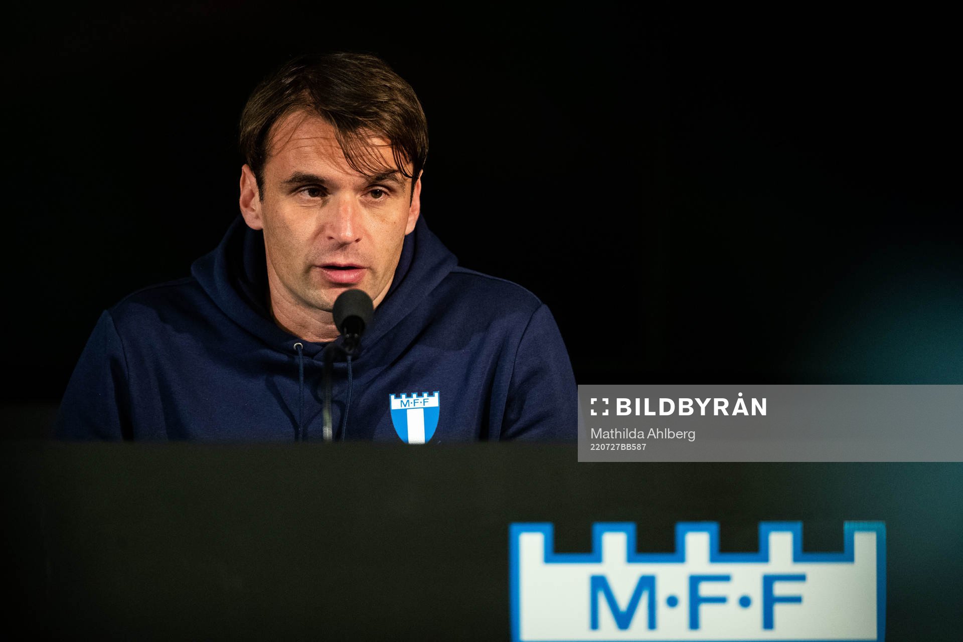 Milos Milojevic, head coach of Malmö FF