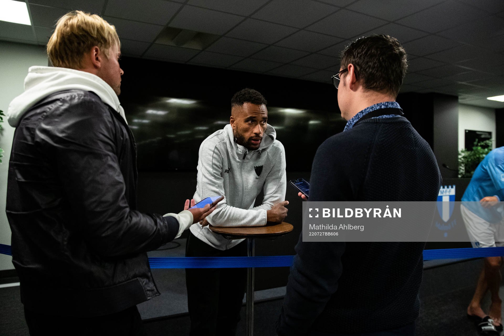 Isaac Kiese Thelin of Malmö FF after the UEFA Champions League qualifying match between Malmö FF and Zalgiris Vilnius on July 27, 2022 in Malmö.