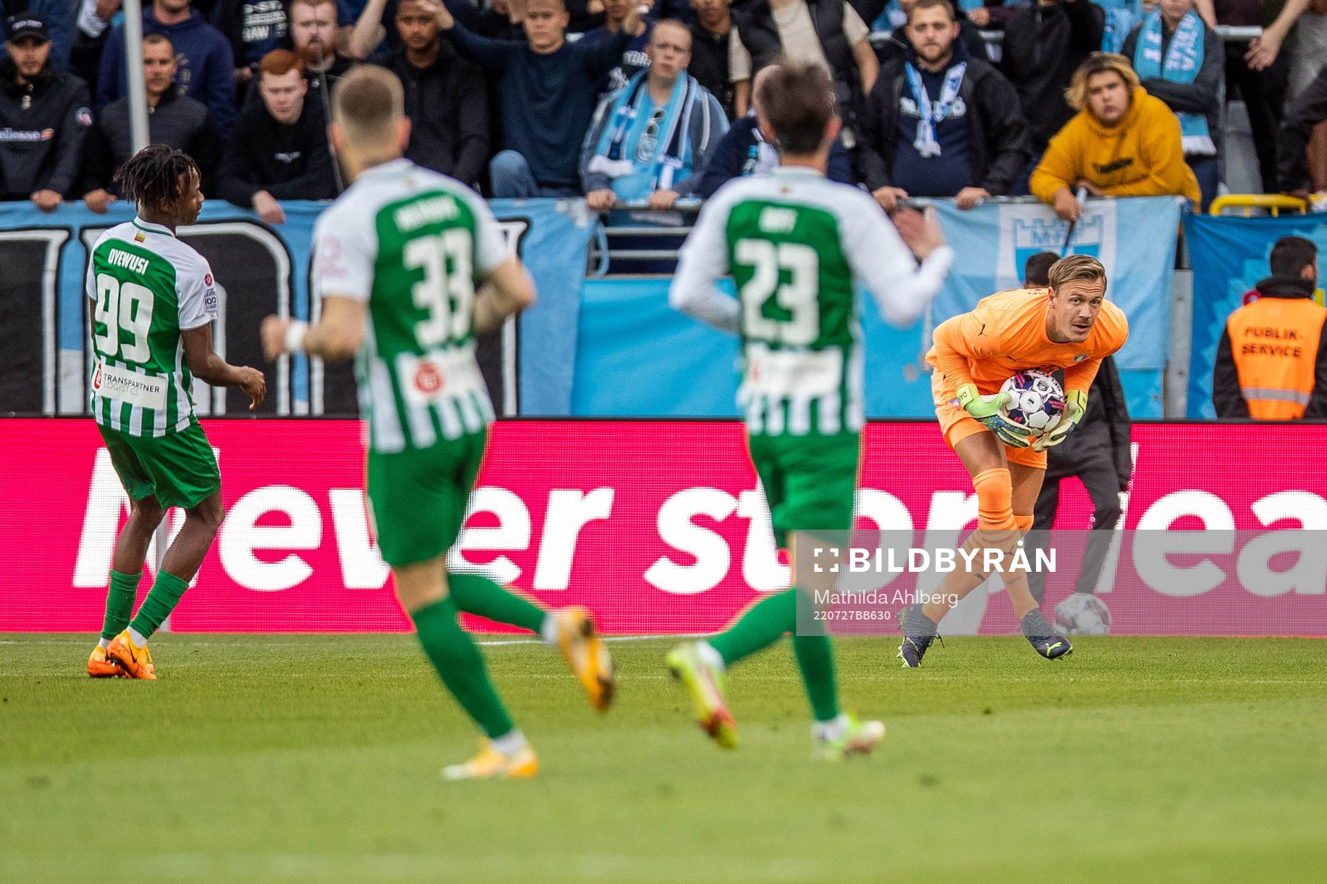 Goalkeeper Johan Dahlin
