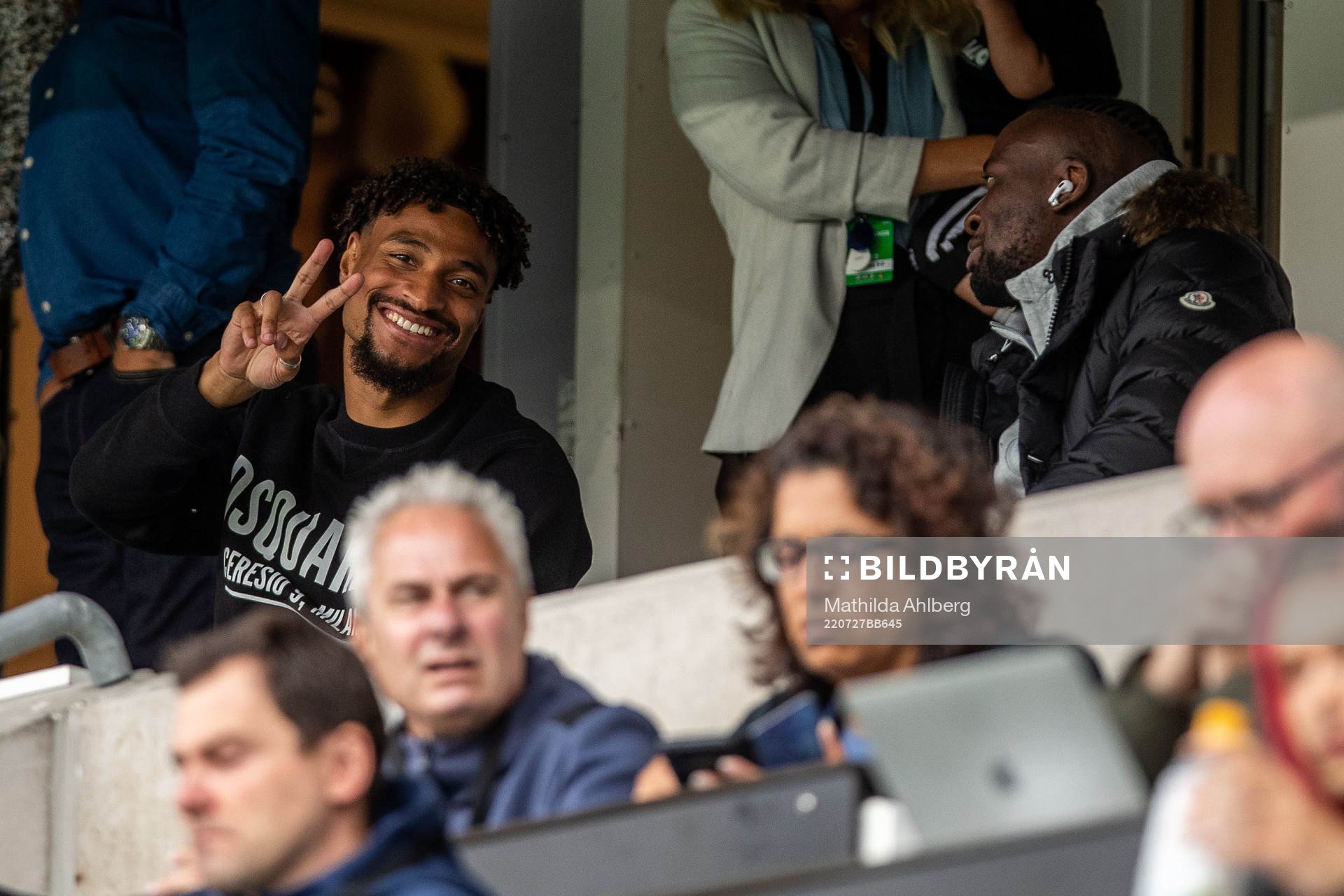 Joseph Ceesay and Mohamed Buya Turay of Malmö FF