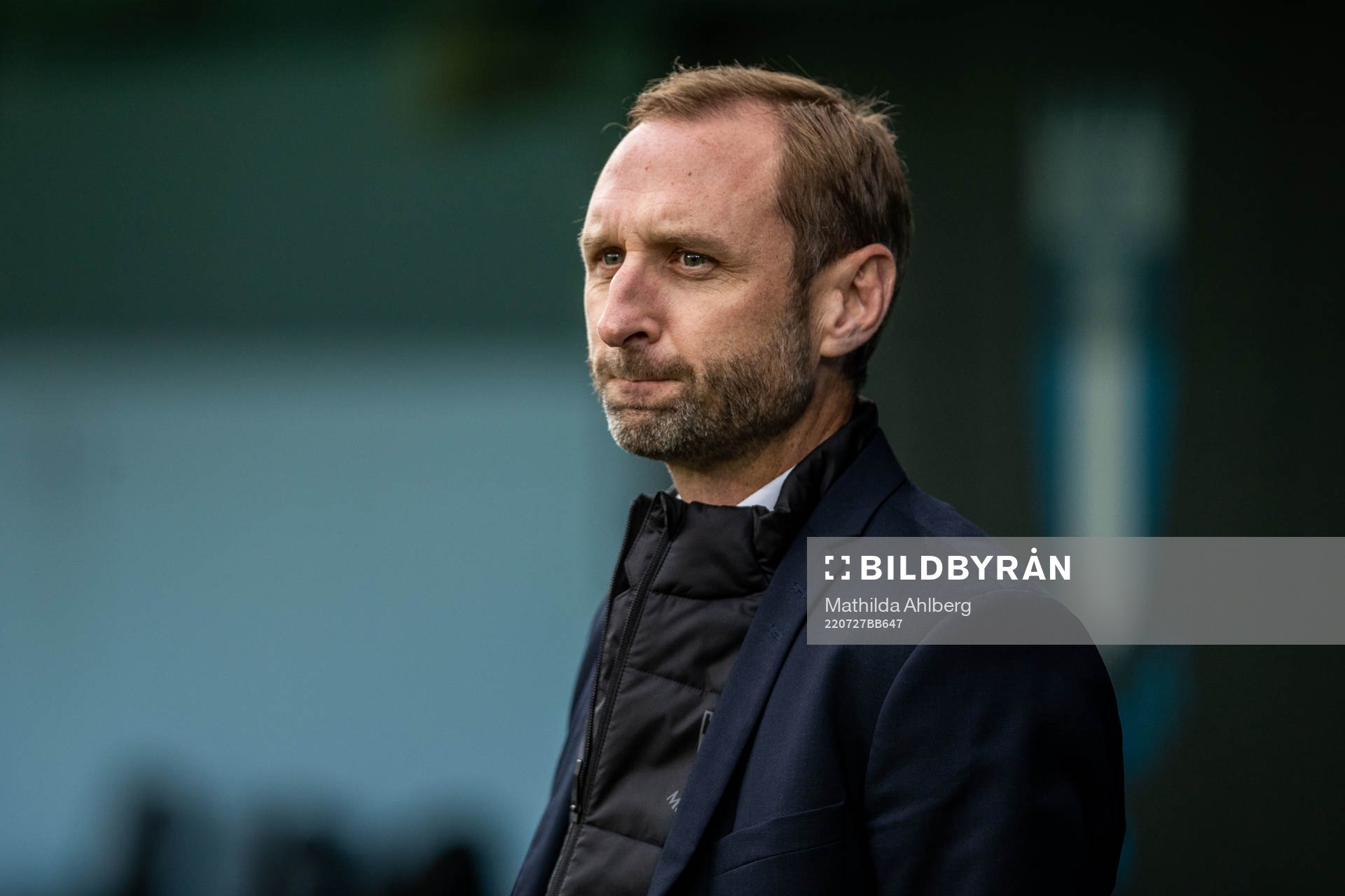 Andreas Georgson, sports director of Malmö FF during the UEFA Champions League qualifying match between Malmö FF and Zalgiris Vilnius on July 27, 2022 in Malmö.
