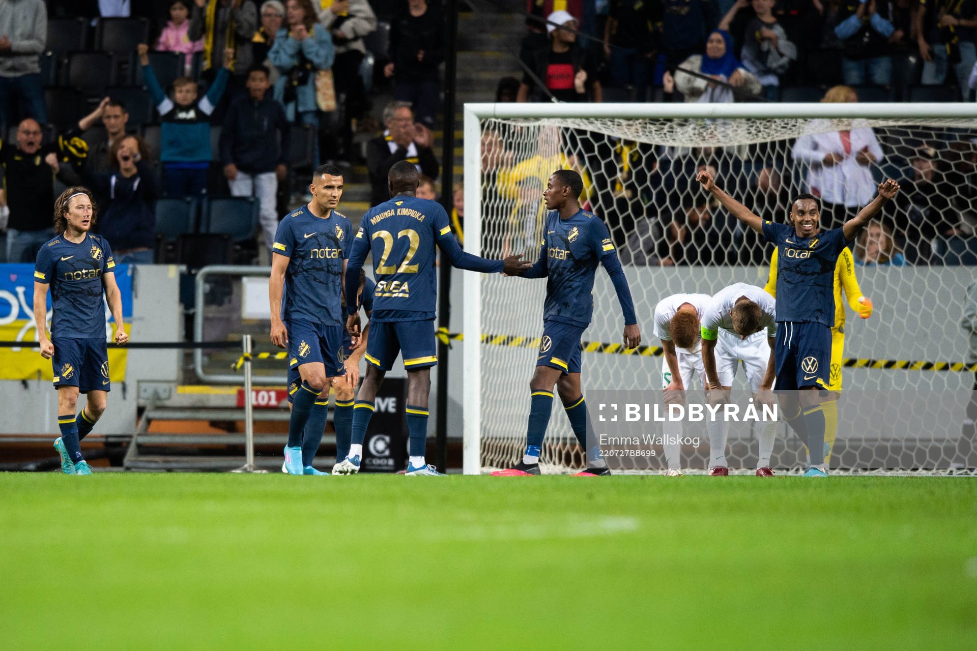 Players of AIK celebrate