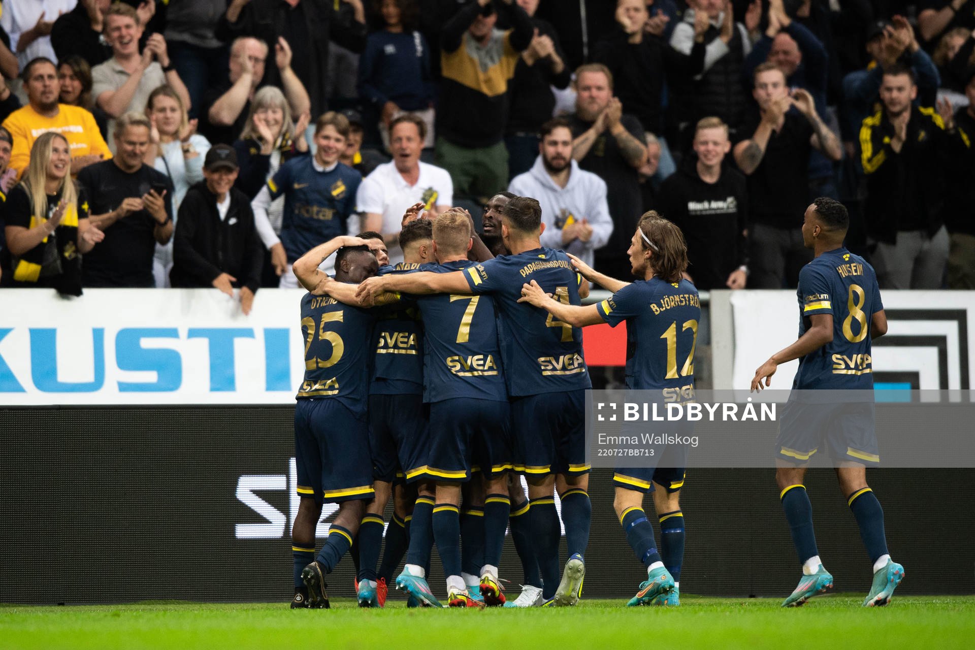 Players of AIK celebrate