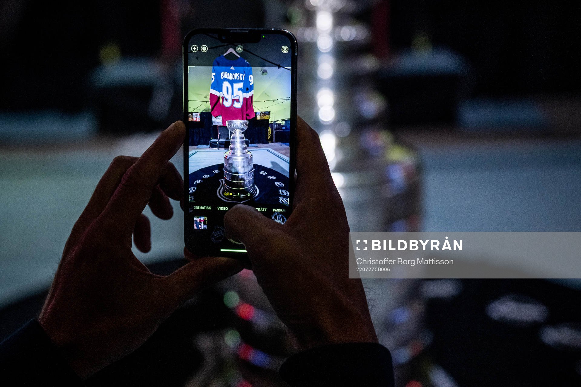 Gäster fotografer Stanley Cup