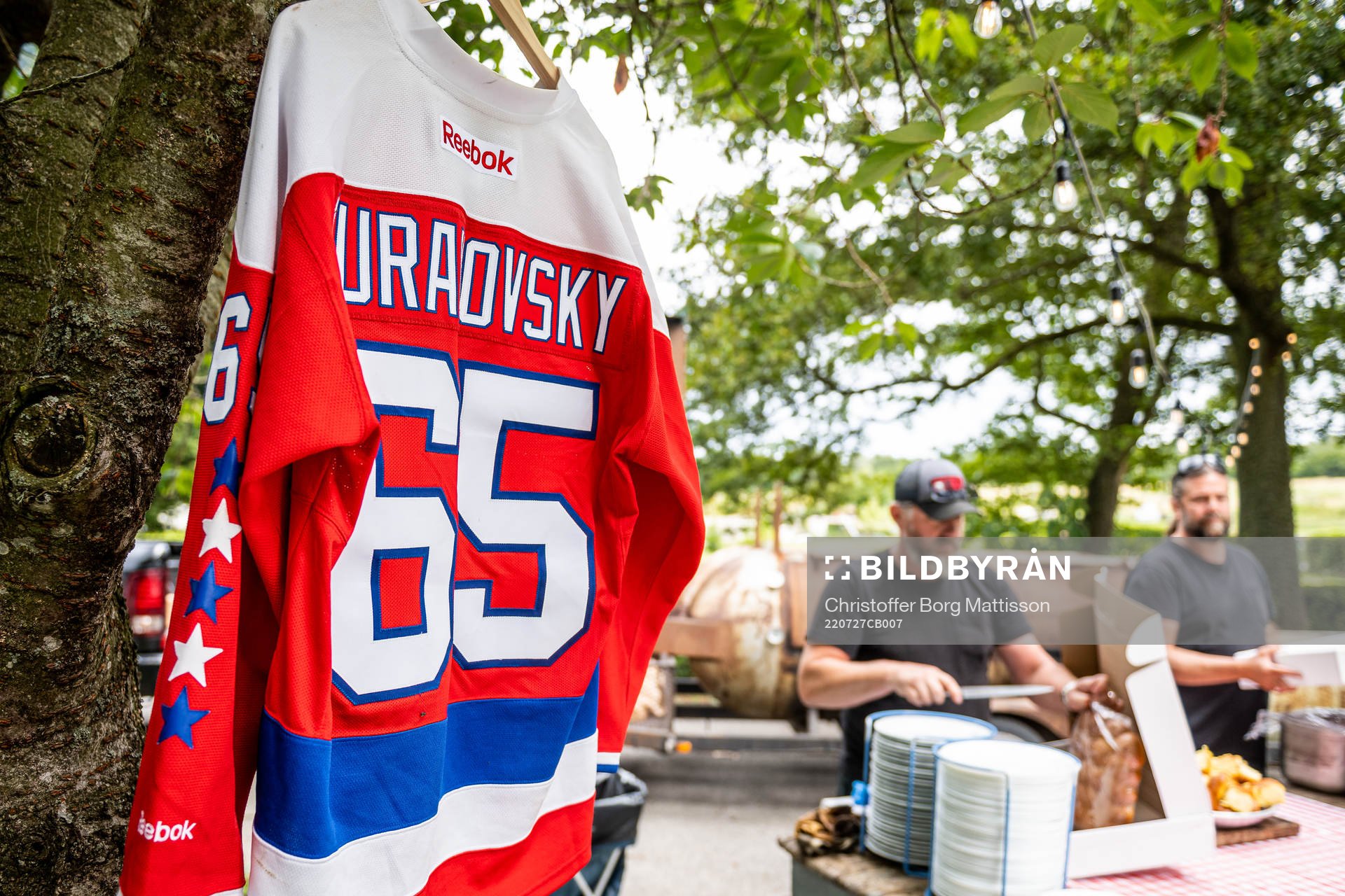 En Washington Capitals-tröja