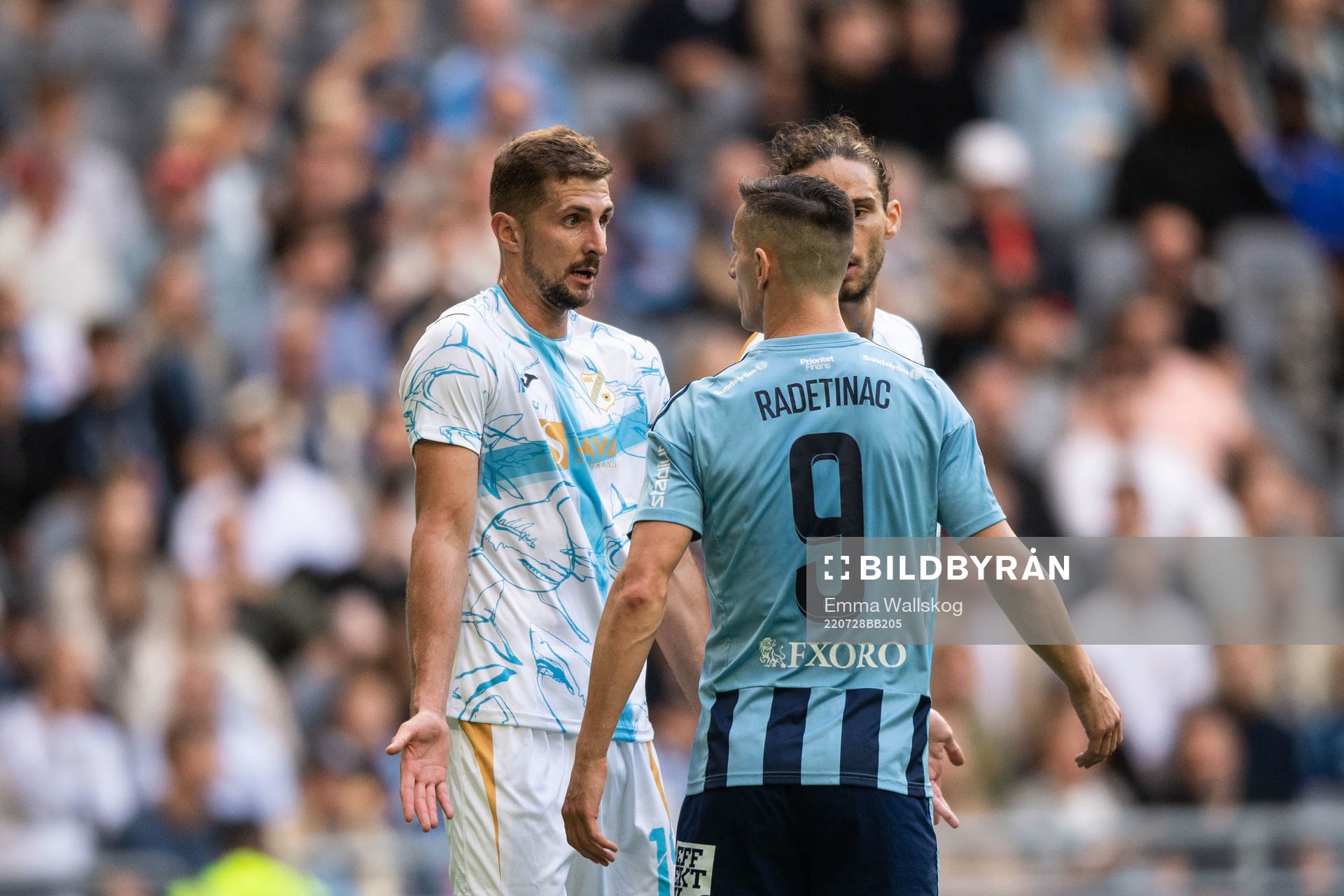 Mato Stanić and Mateo Pavlović of Rijeka and Haris