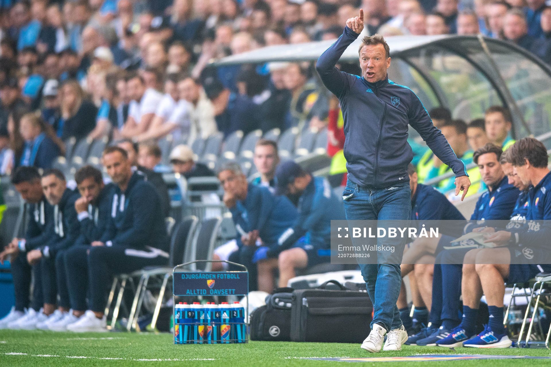 Kim Bergstrand, head coach of Djurgården