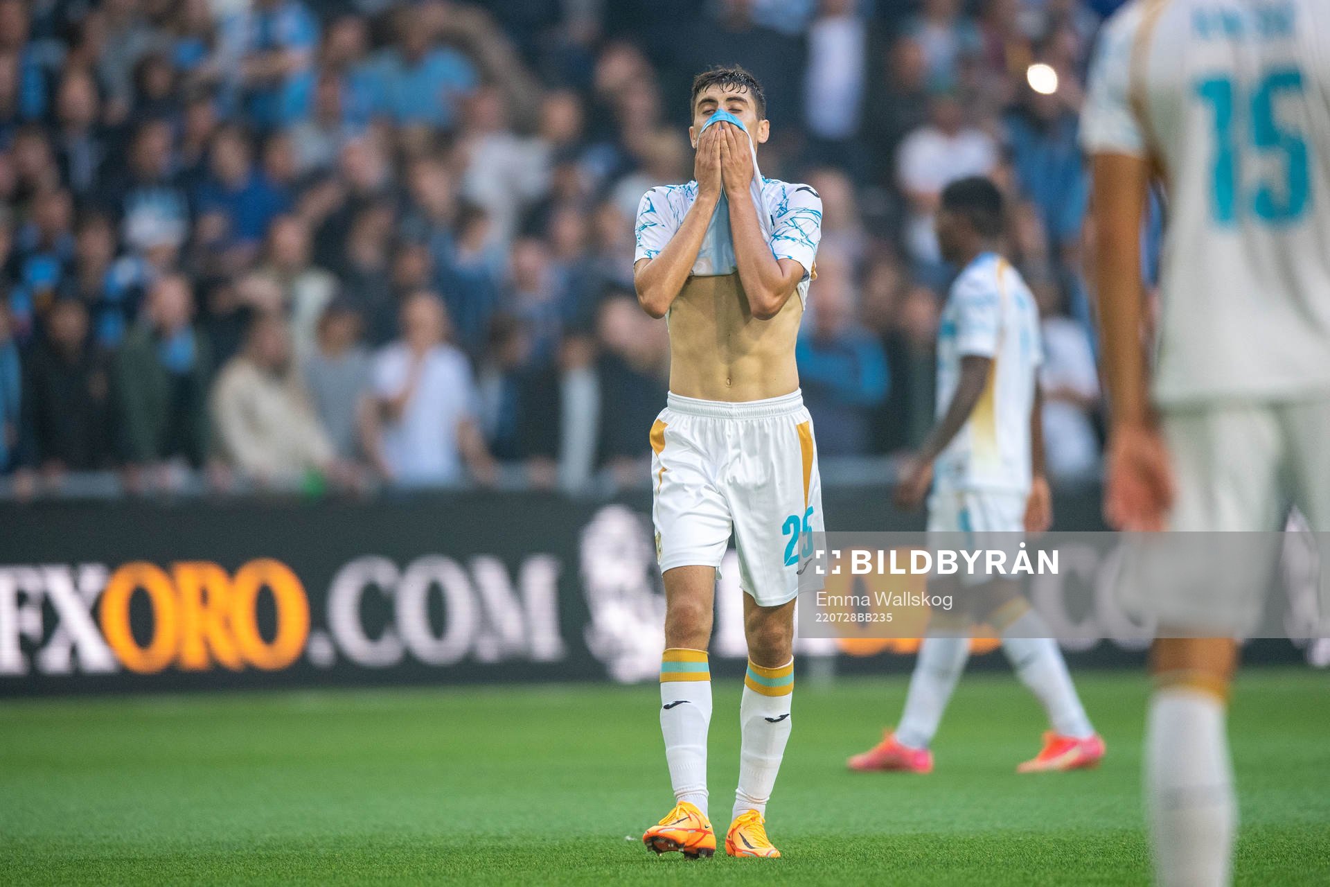 Veldin Hodza of Rijeka looks dejected