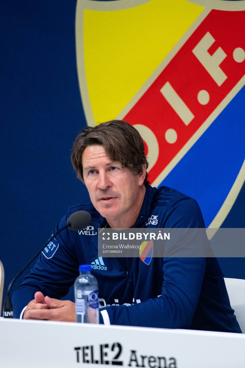 Thomas Lagerlöf, head coach of Djurgården