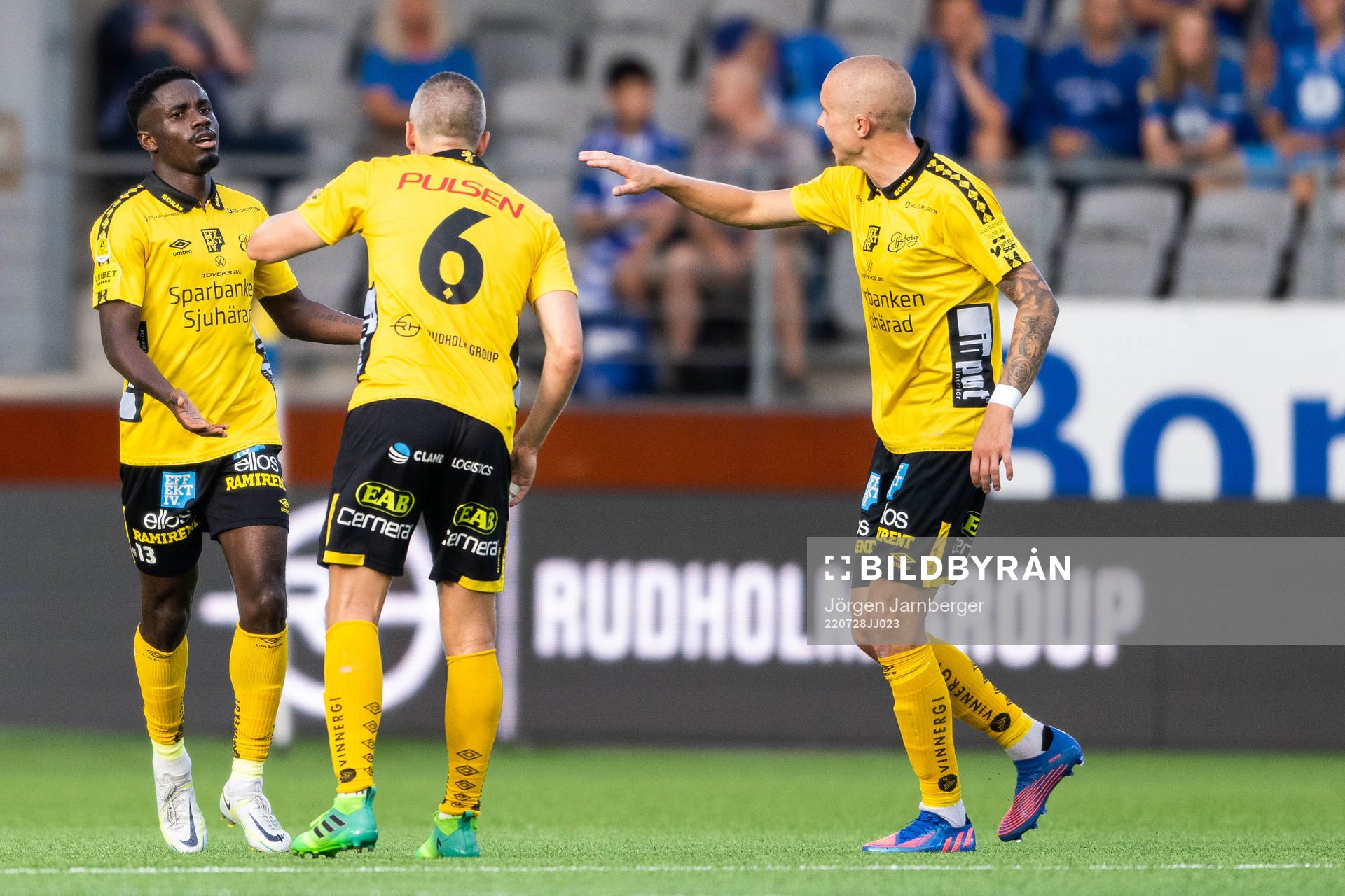 Michael Baidoo and André Ibsen Rømer  of Elfsborg