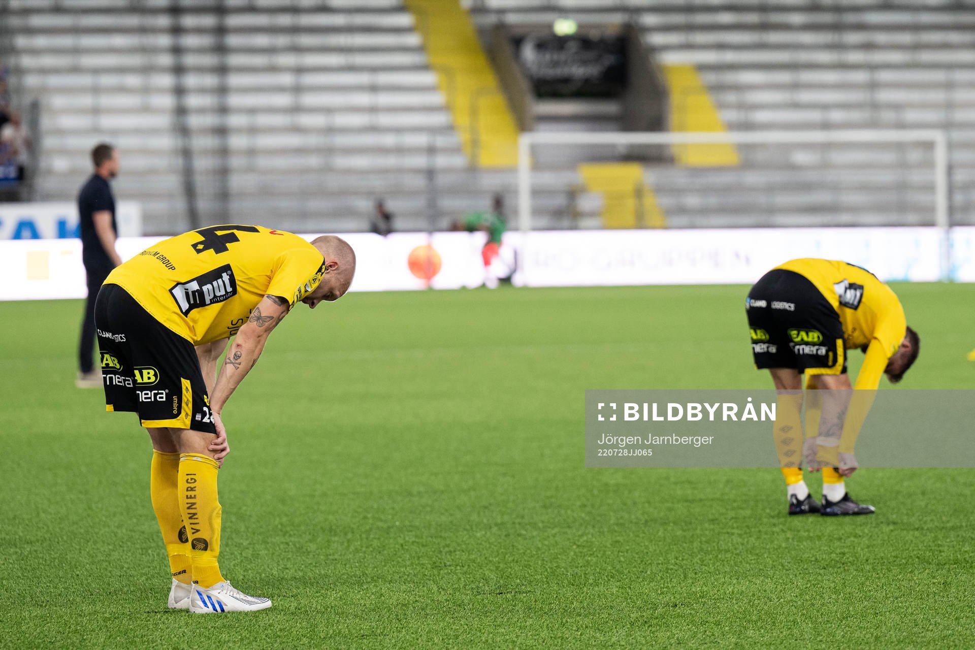 Players of Elfsborg looks dejected