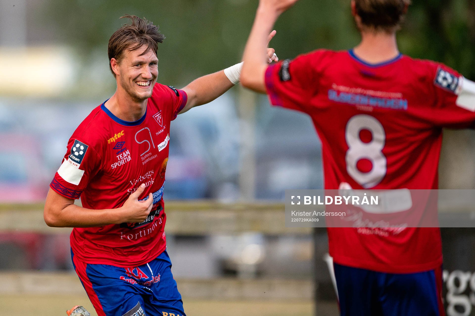 Tvååkers Hugo Svensson nickar in 1-0