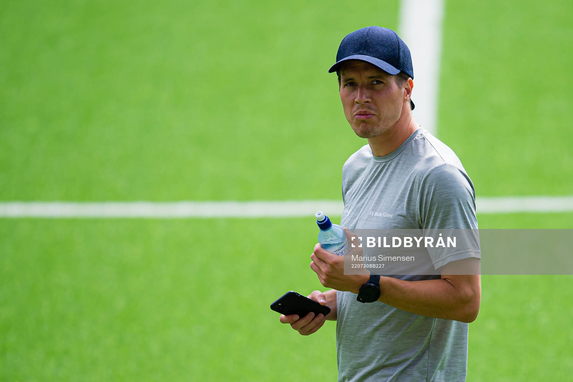 Anders Ågnes Konradsen of Bodø/Glimt ahead of the Eliteserien match between Aalesund and Bodø/Glimt on July 30, 2022 in Ålesund.