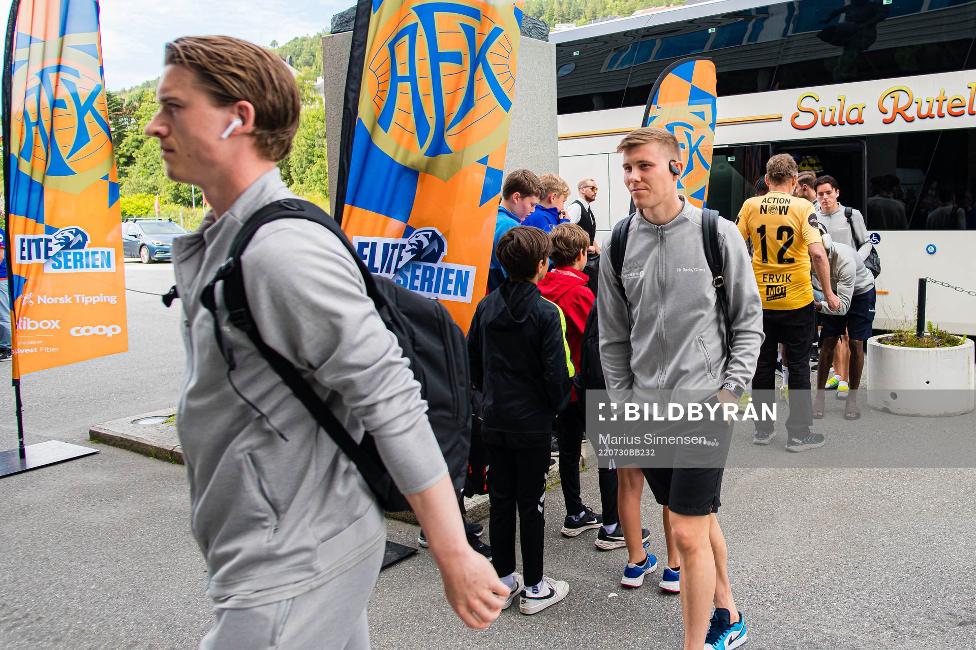 Alfons Sampsted of Bodø/Glimt arrives