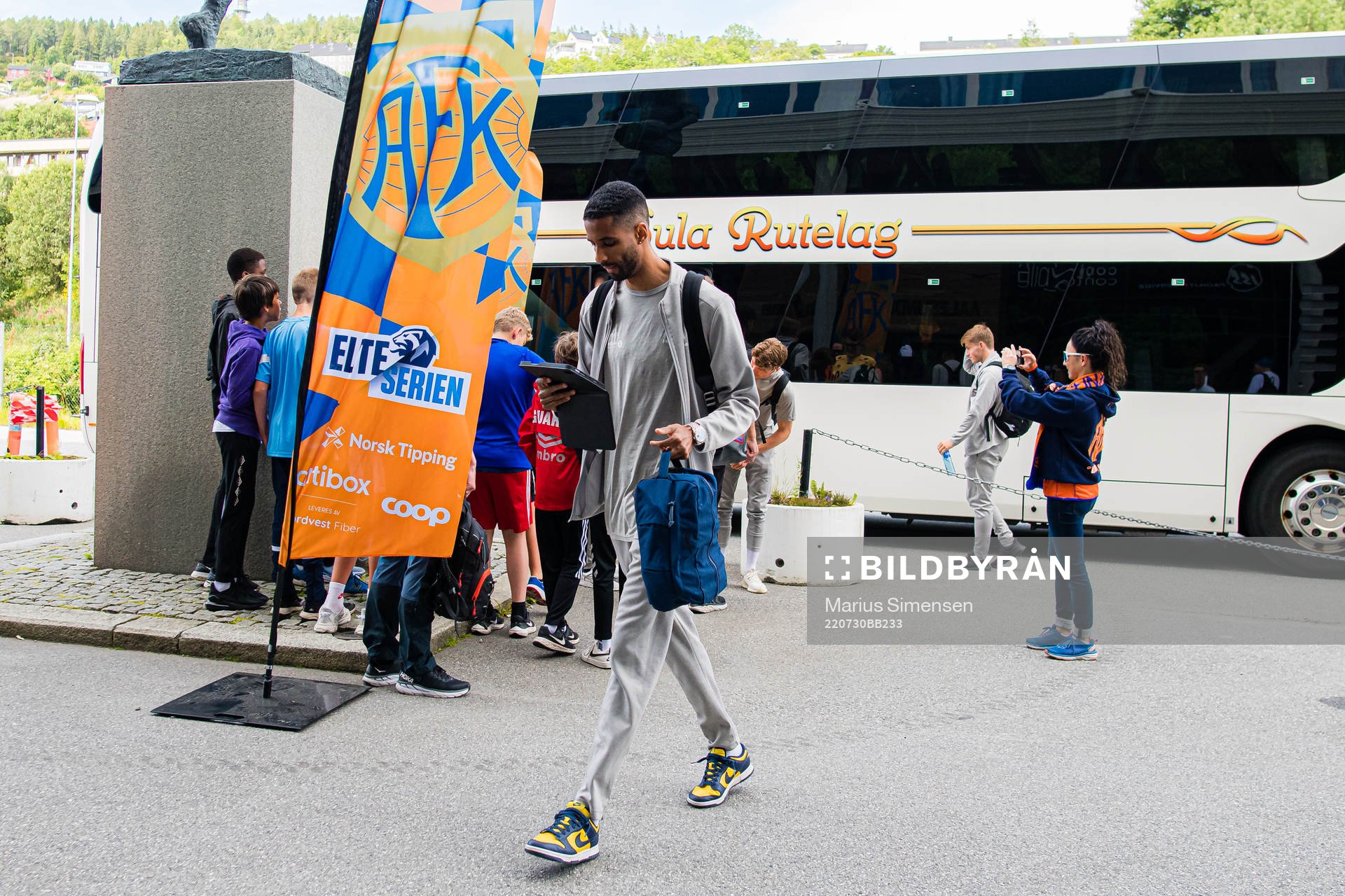 Amahl William D'Vaz Pellegrino of Bodø/Glimt arrives