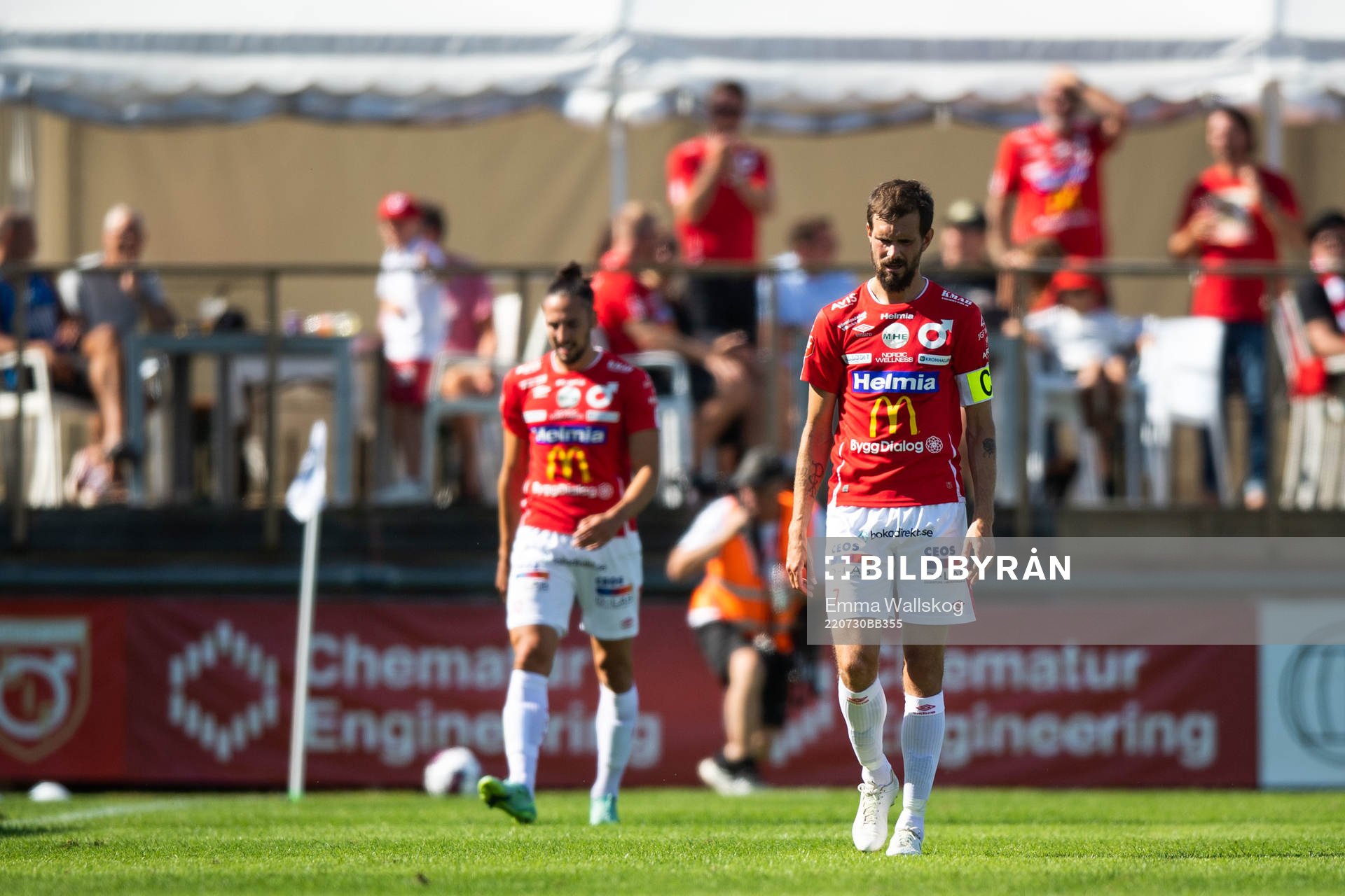 Degerfors Dijan Vukojevic och Sebastian Ohlsson deppar