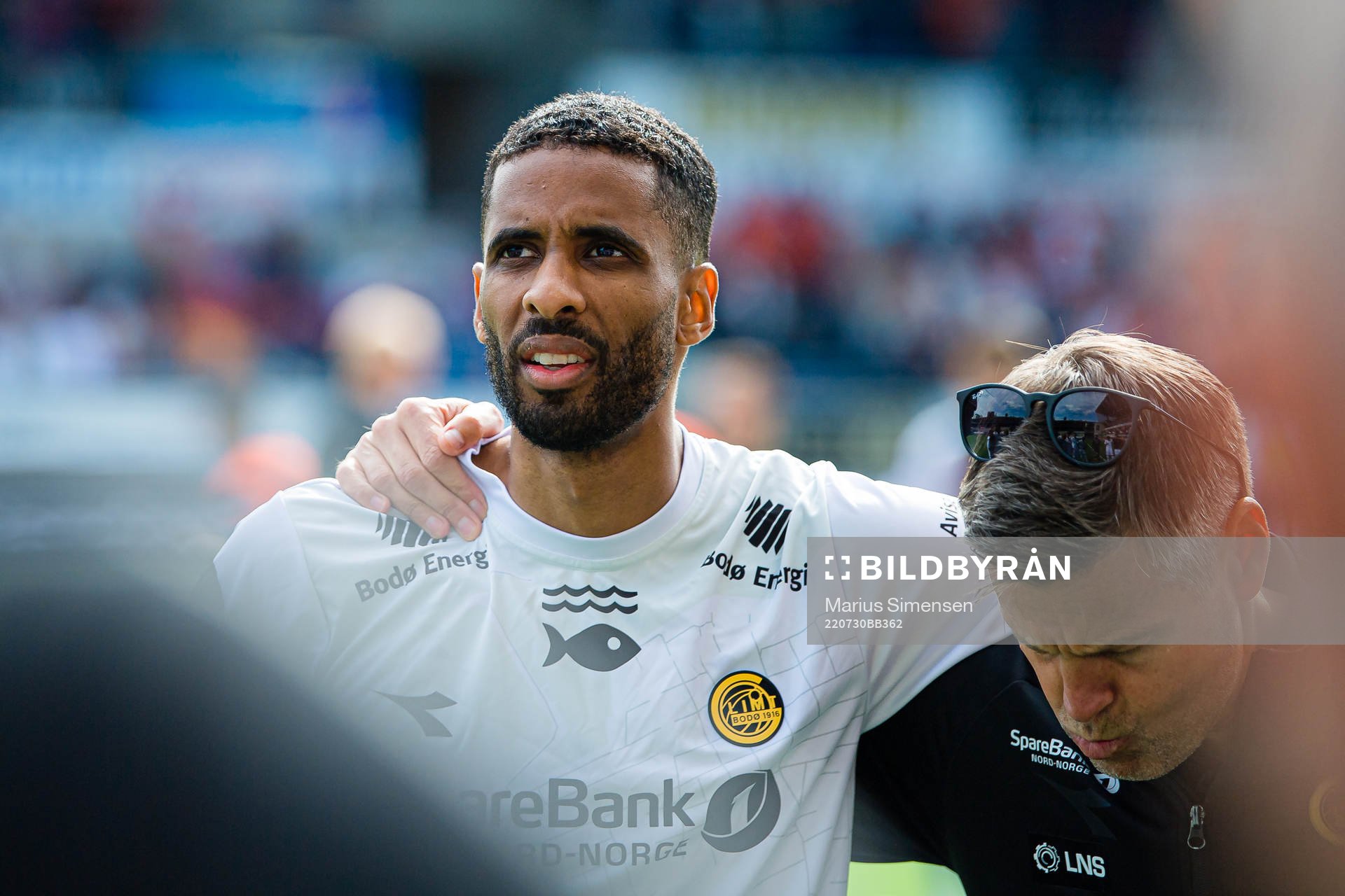Amahl William D'Vaz Pellegrino of Bodø/Glimt and Kjetil