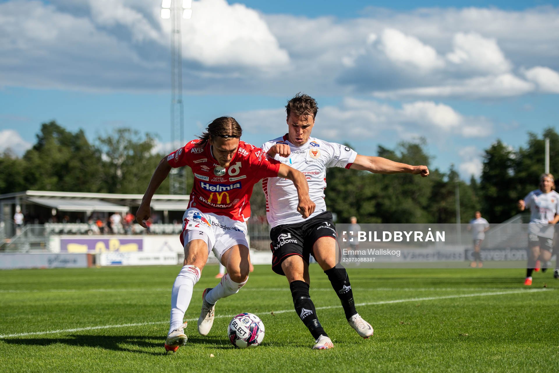 Degerfors Gustav Granath och Kalmars Simon Skrabb