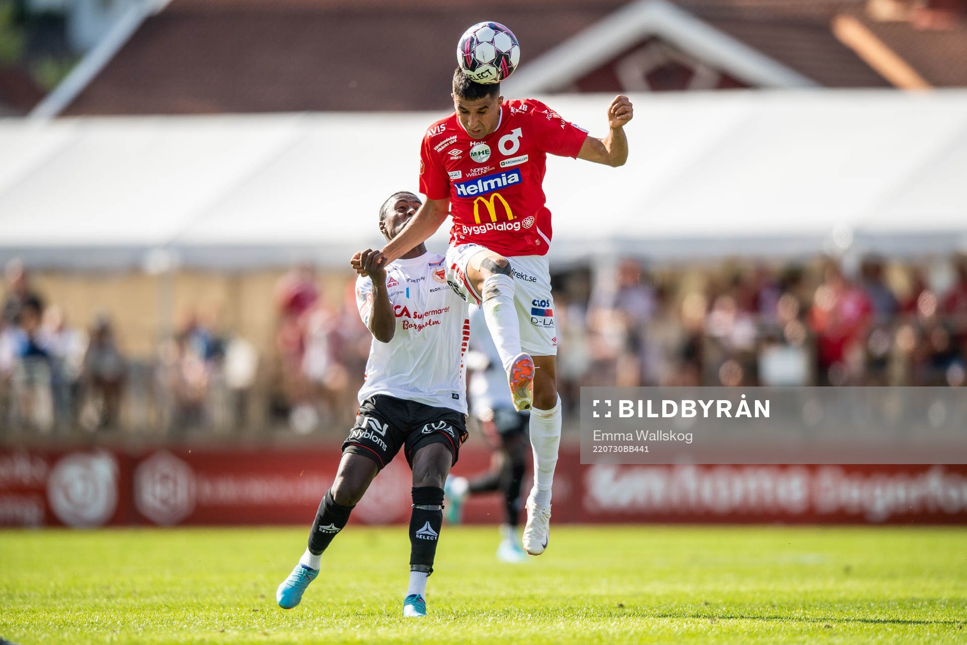 Kalmars Papa Alioune Diouf och Degerfors Diego Campos