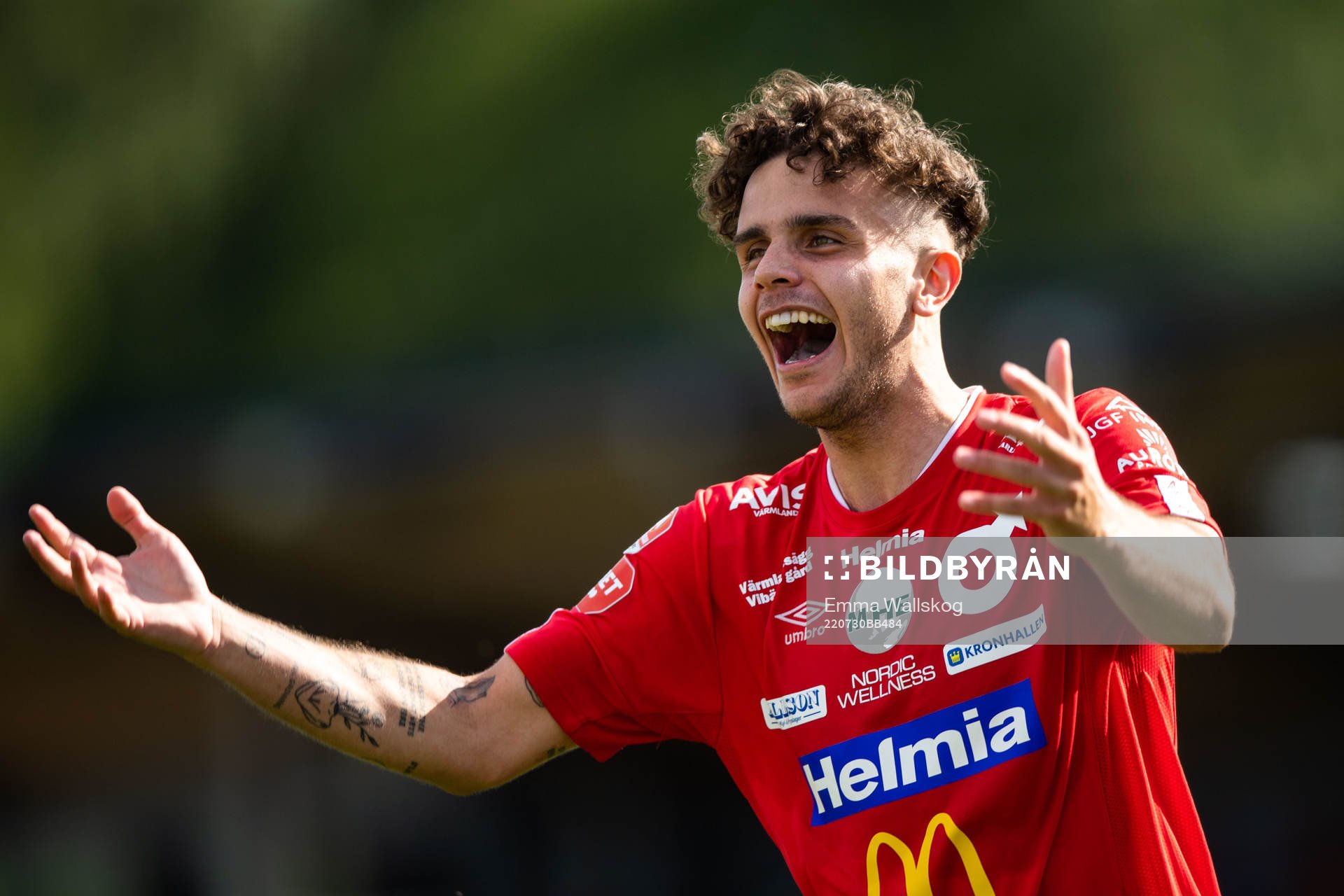 Degerfors Justin Salmon jublar