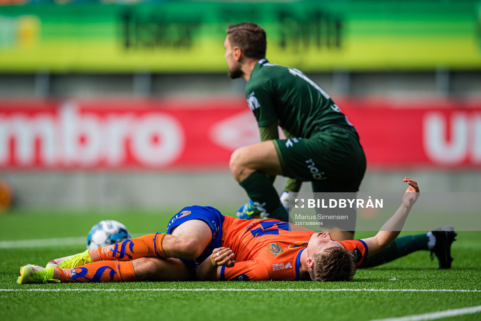 Kristoffer Ødemarksbakken of Aalesund missing a chance to