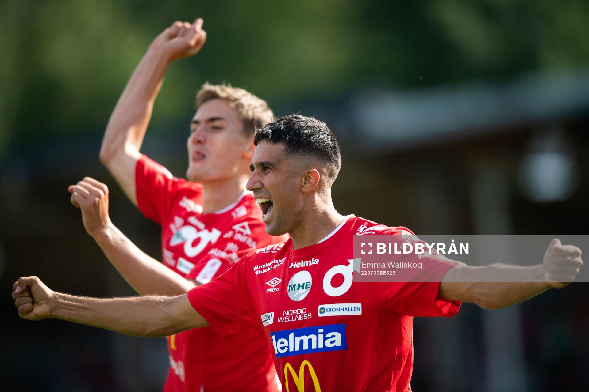 Degerfors Elyas Bouzaiene jublar
