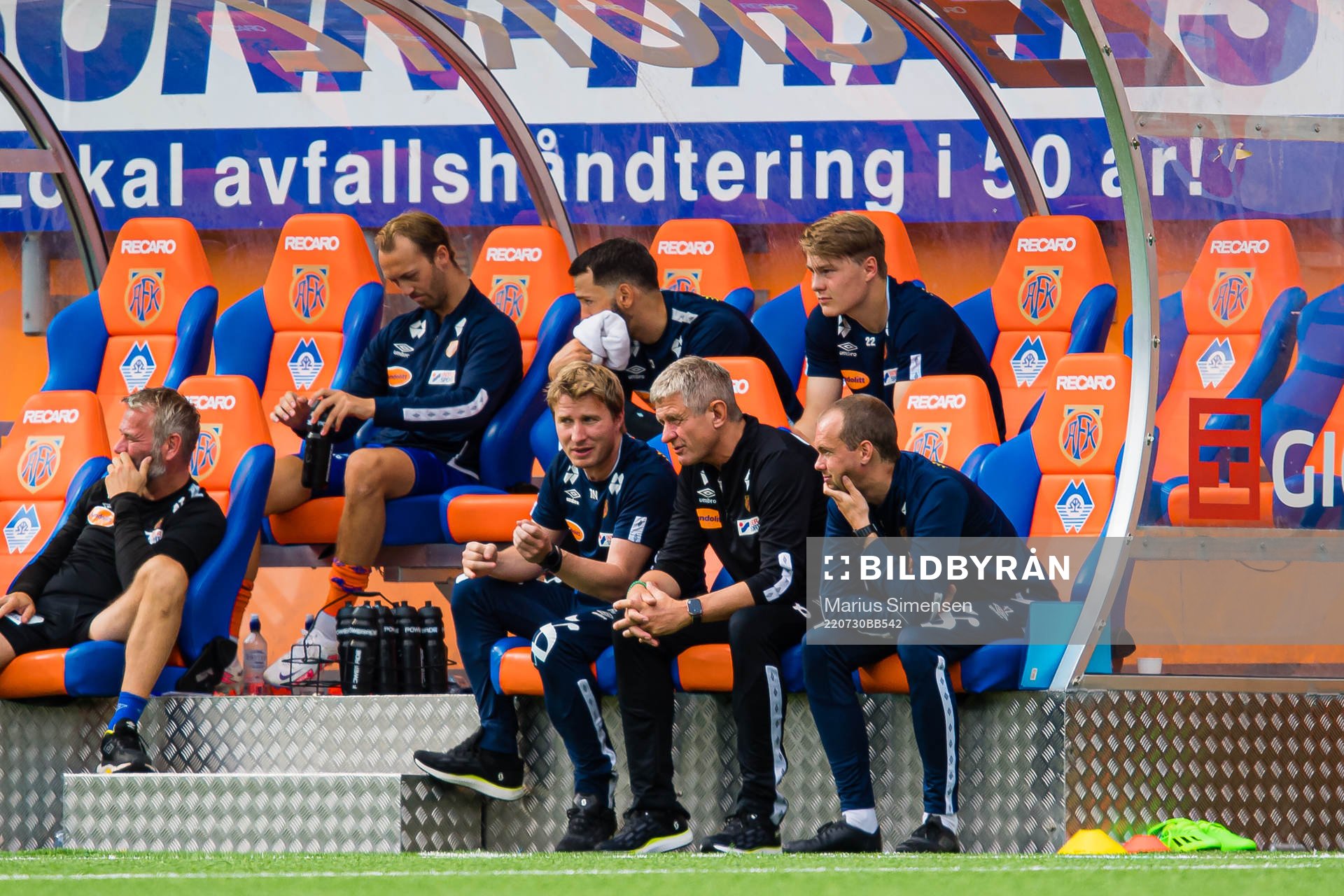 Roger Naustan, assistant coach of Aalesund, Lars Arne