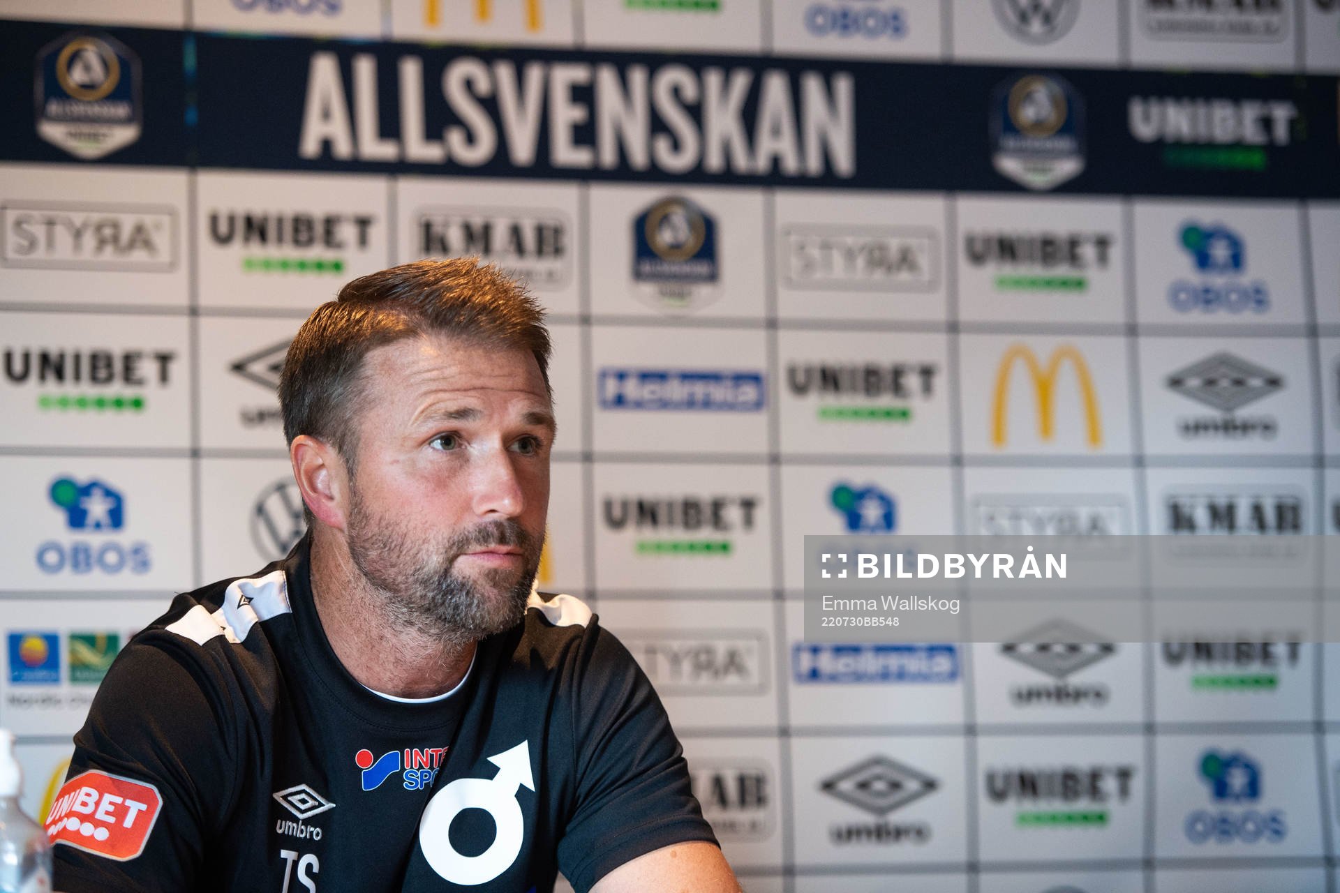 Degerfors tränare Tobias Solberg