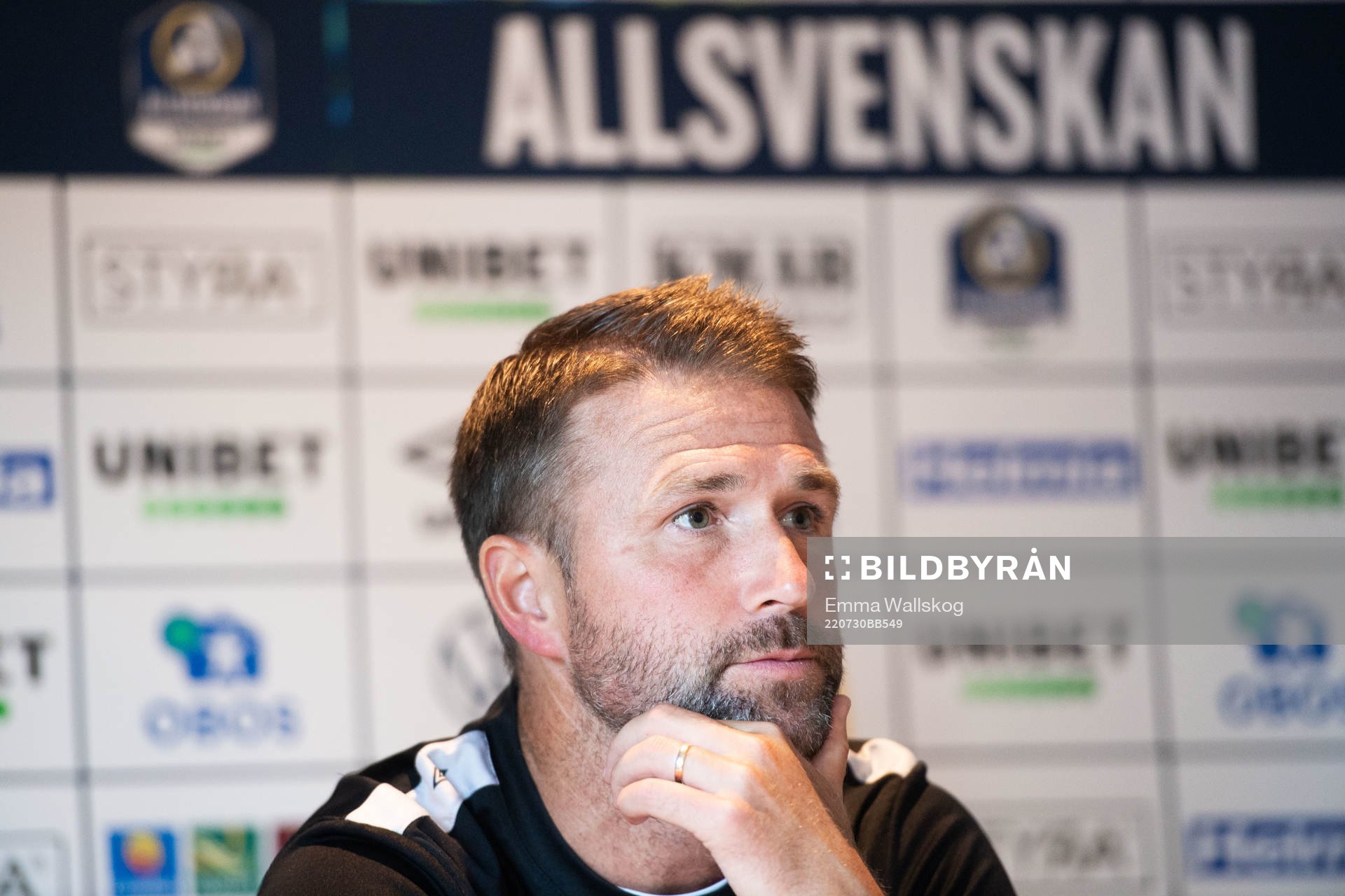 Degerfors tränare Tobias Solberg