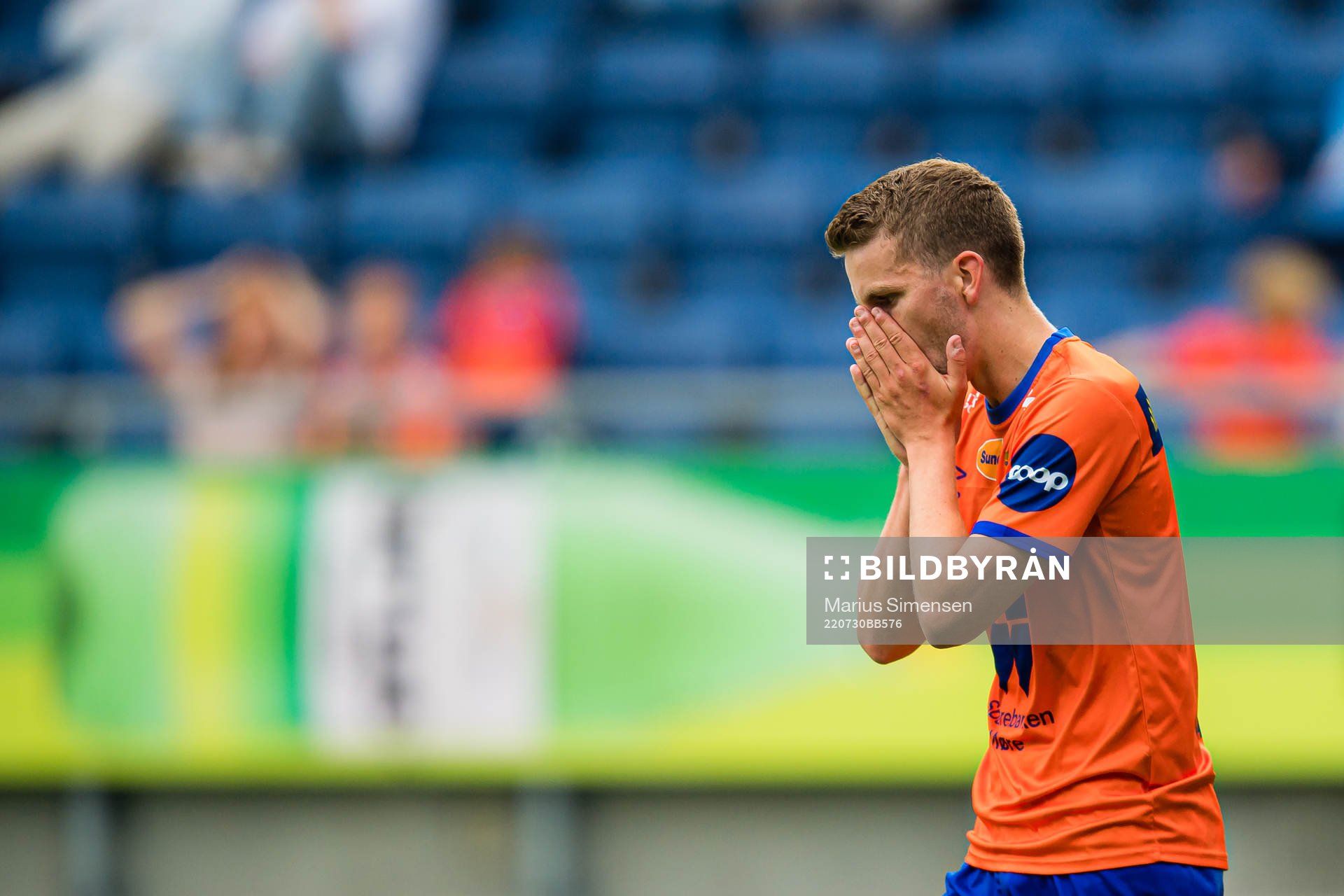 Torbjørn Kallevåg of Aalesund reacts