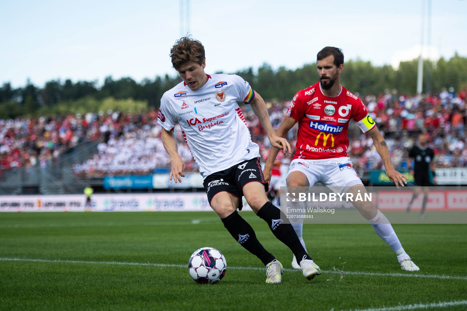 Kalmars Oliver Berg och Degerfors Sebastian Ohlsson