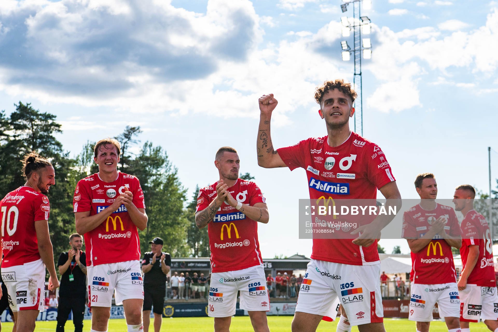Degerfors Justin Salmon jublar