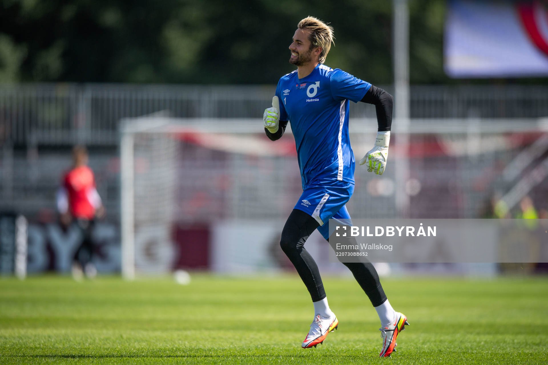 Degerfors målvakt Alfie Malik Whiteman