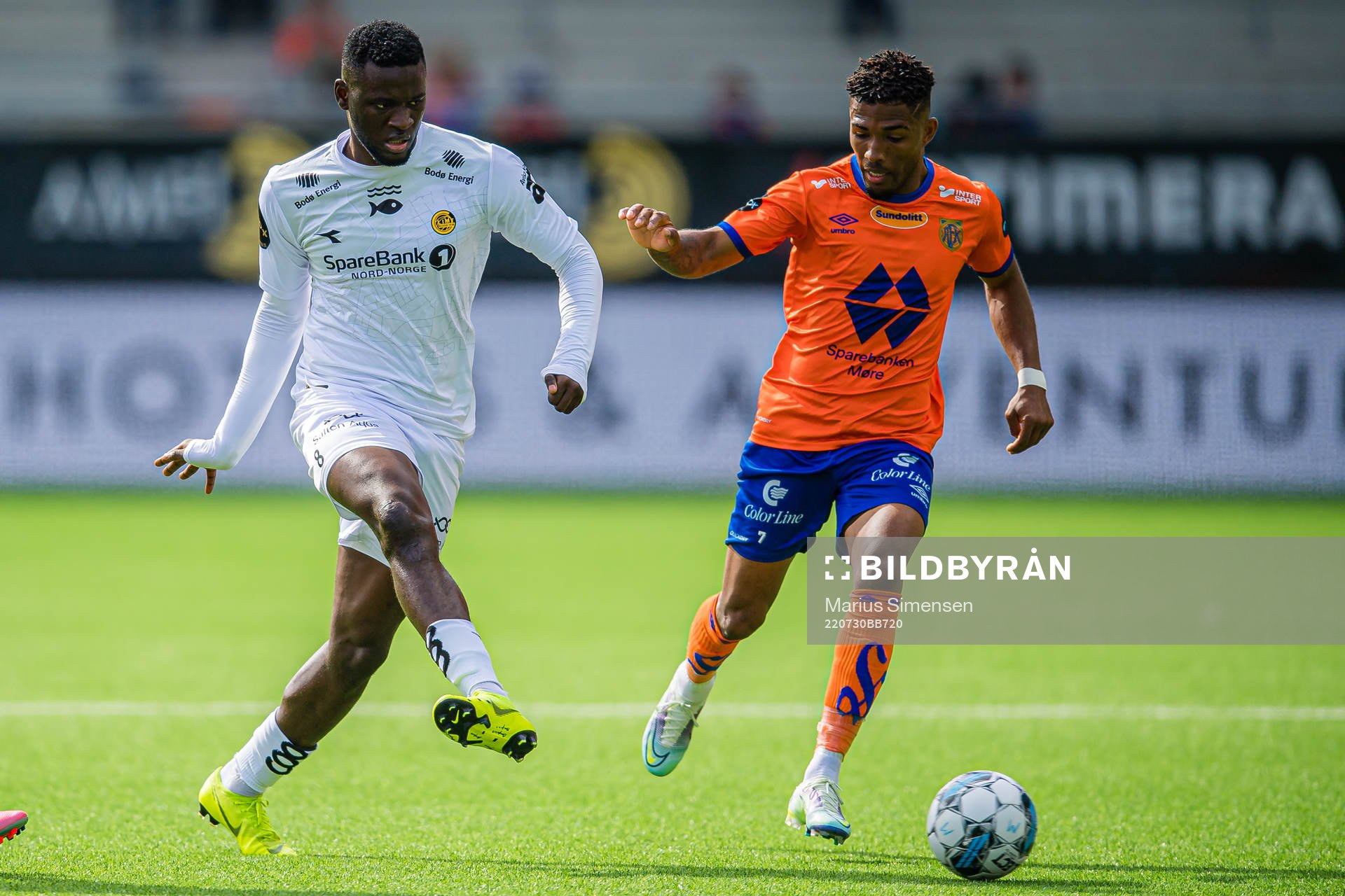 Victor Okoh Boniface of Bodø/Glimt and Erikson Spinola