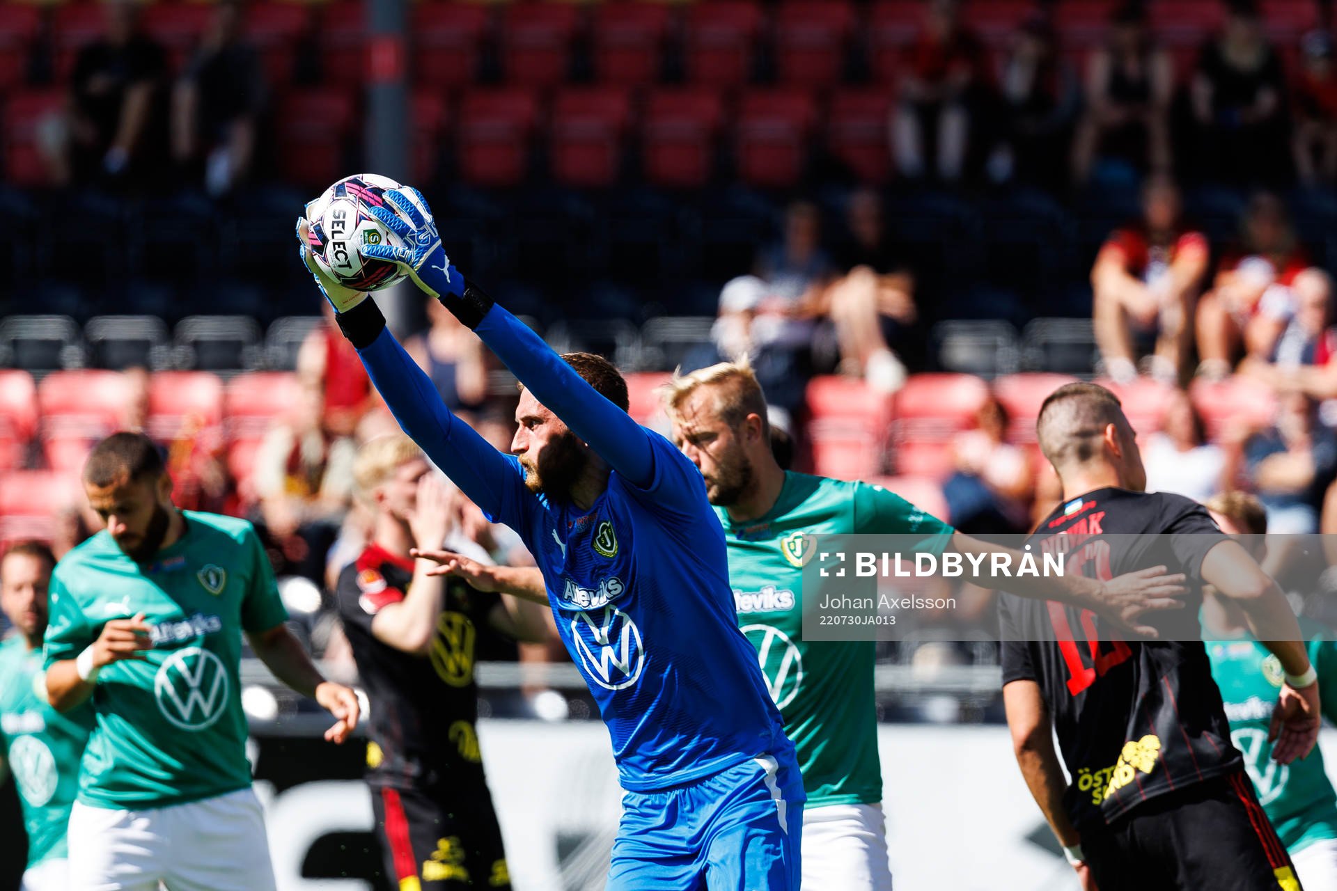 under fotbollsmatchen i Superettan mellan Östersund och