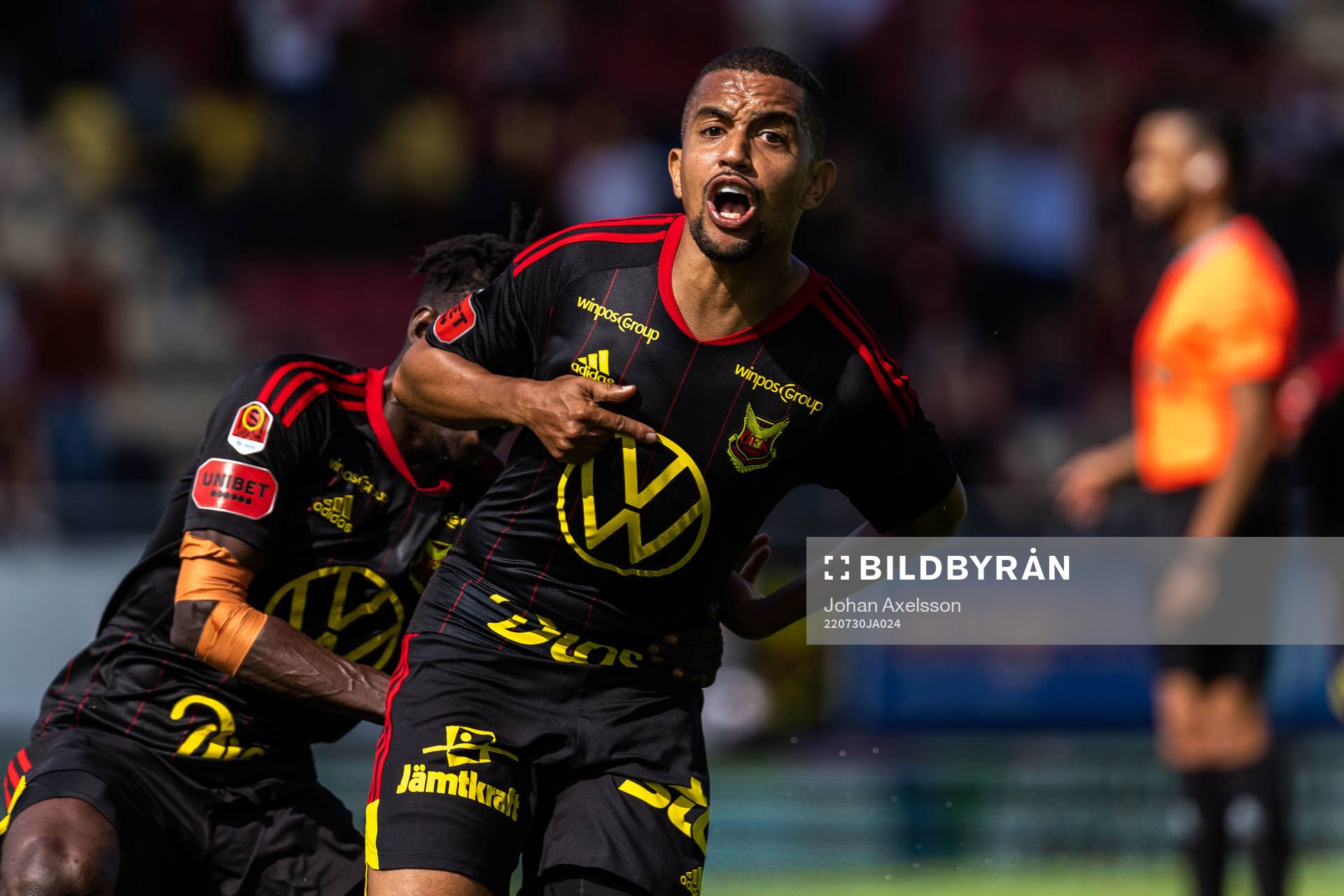 Erick Brendon Pinheiro da Silva Östersunds jublar