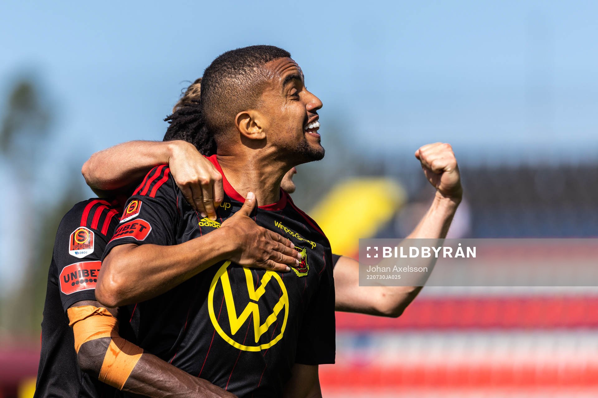Erick Brendon Pinheiro da Silva Östersunds jublar
