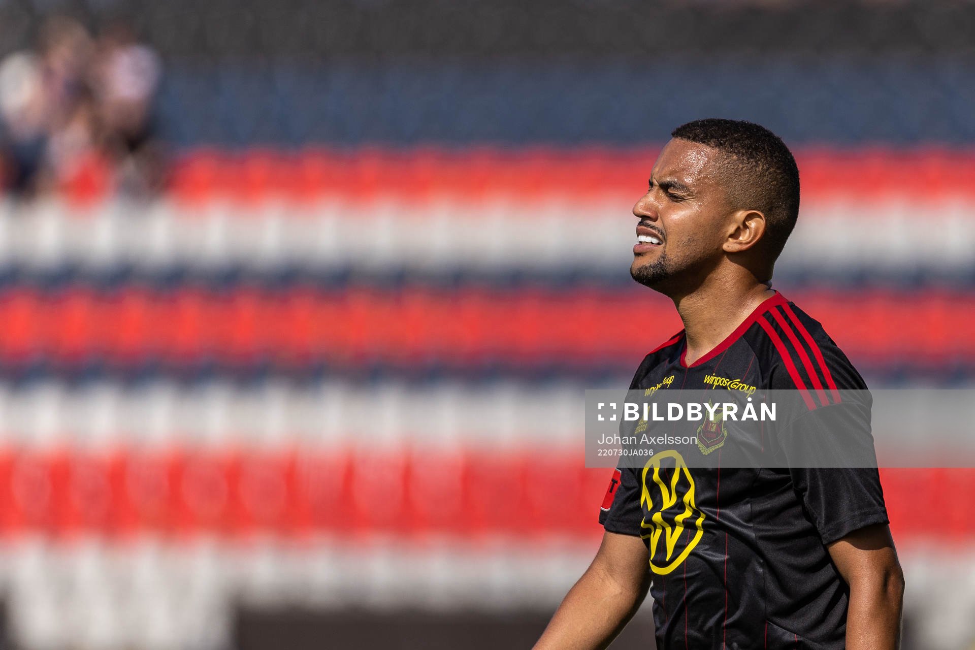 Östersunds Erick Brendon Pinheiro da Silva deppar