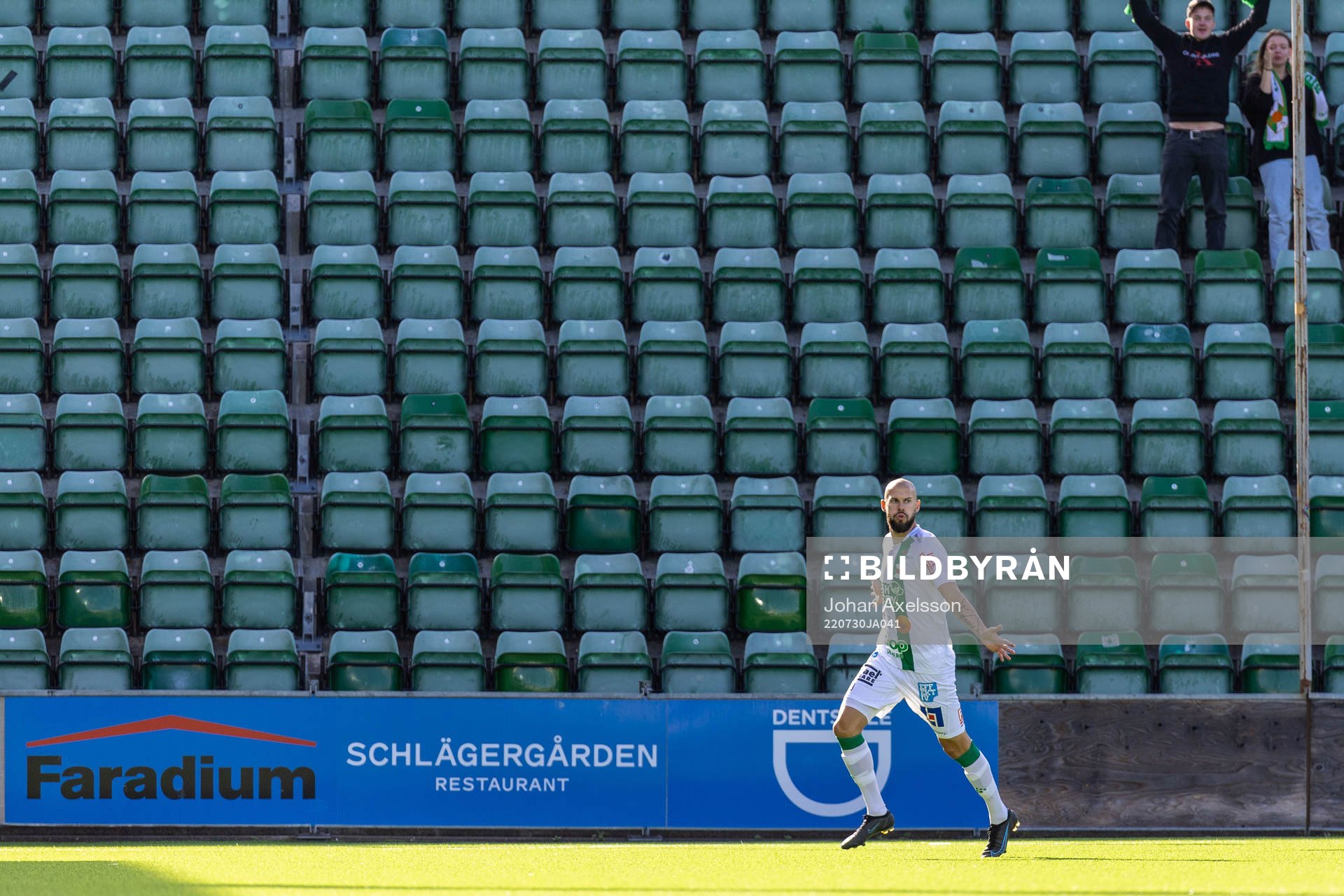 Varbergs Robin Simovic jublar
