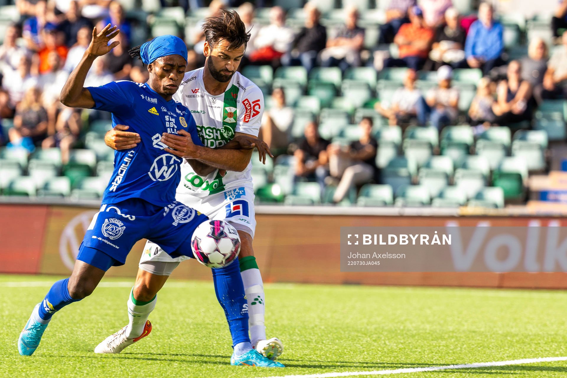 Sundsvalls Ronlado Damus och Varbergs Oliver Stanisic
